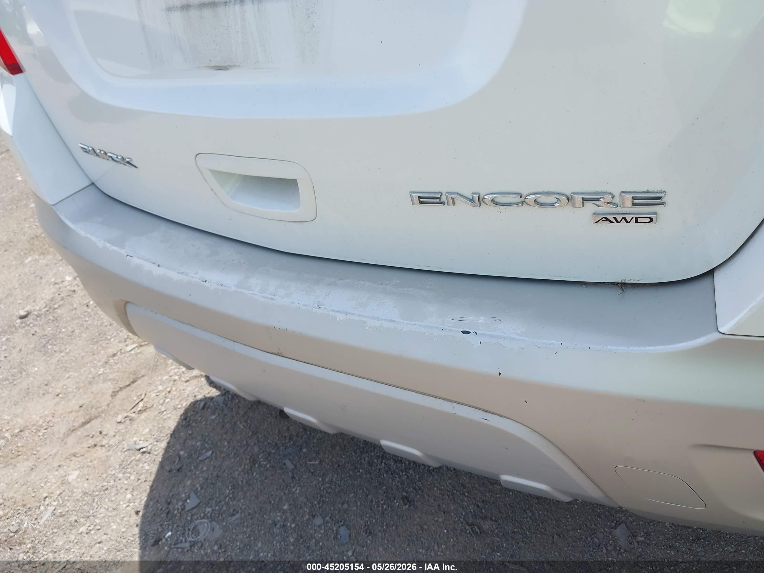 2014 Buick Encore Leather White vin: KL4CJGSB0EB555117