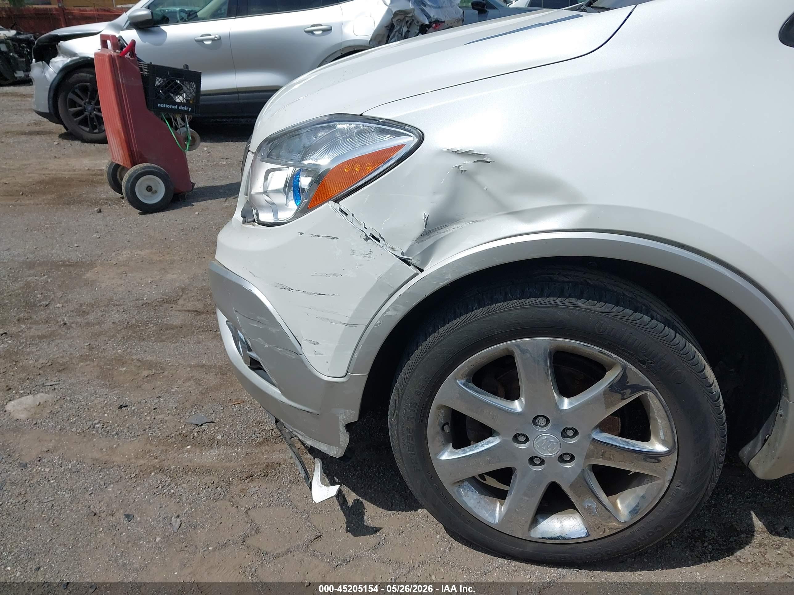 2014 Buick Encore Leather White vin: KL4CJGSB0EB555117