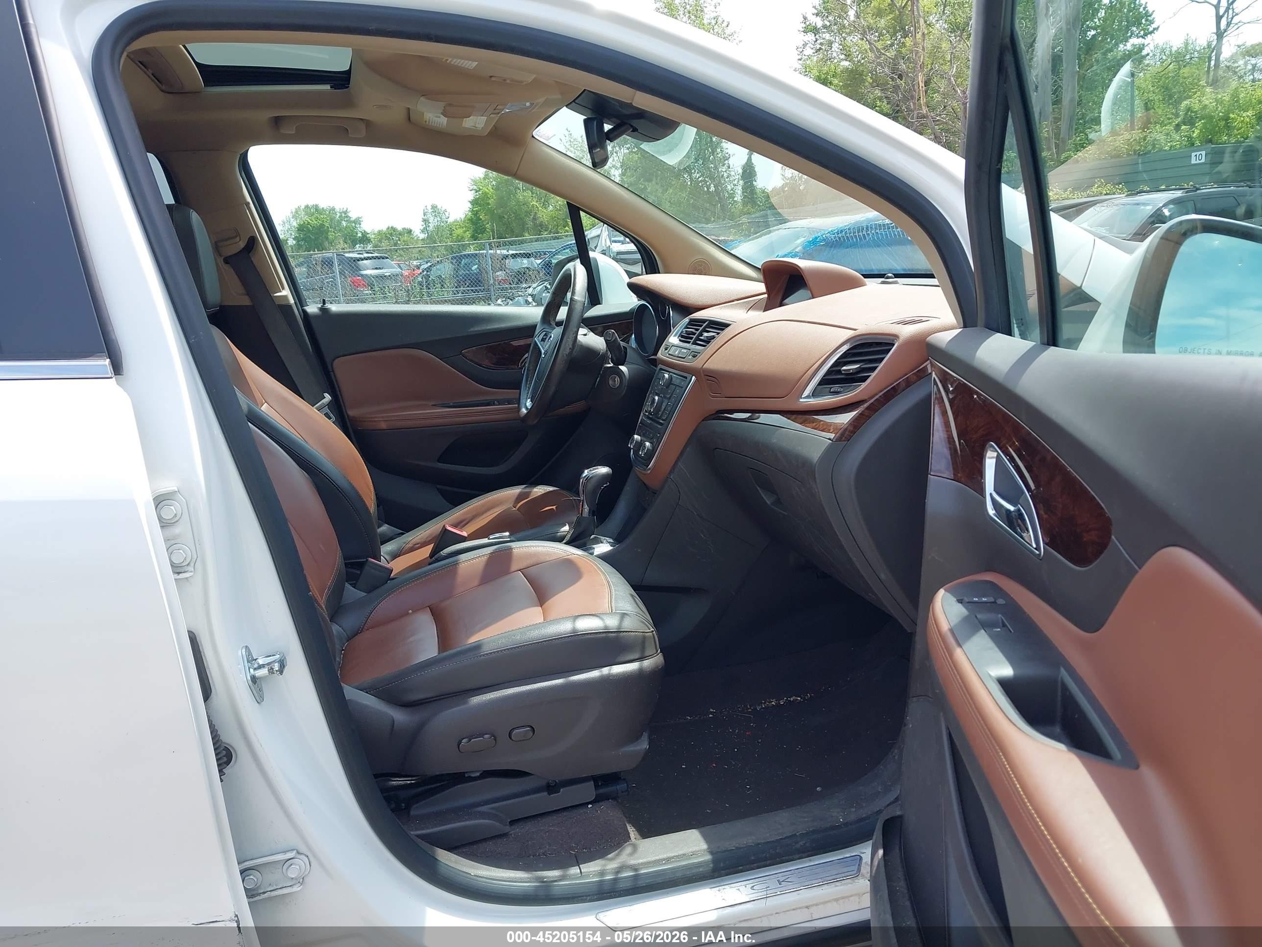 2014 Buick Encore Leather White vin: KL4CJGSB0EB555117