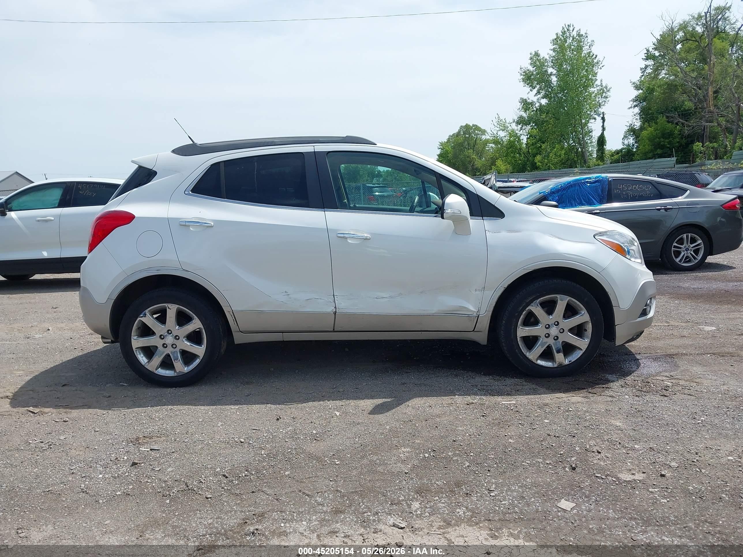 2014 Buick Encore Leather White vin: KL4CJGSB0EB555117