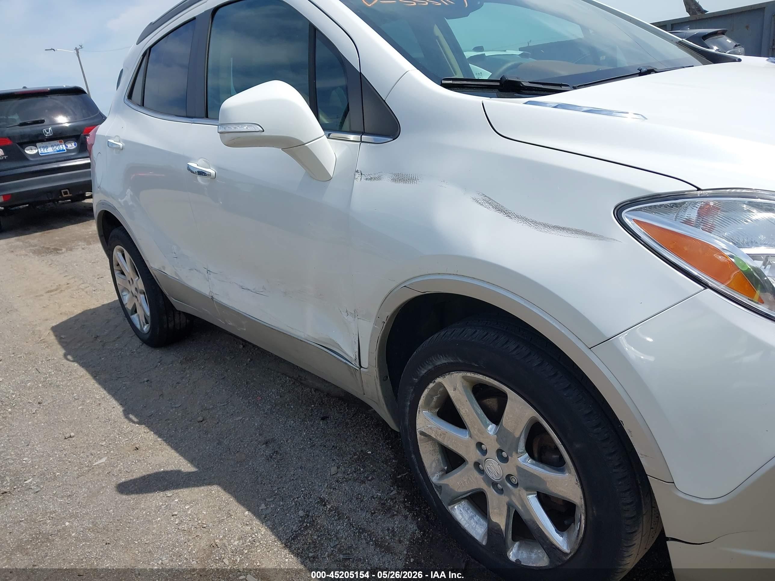2014 Buick Encore Leather White vin: KL4CJGSB0EB555117