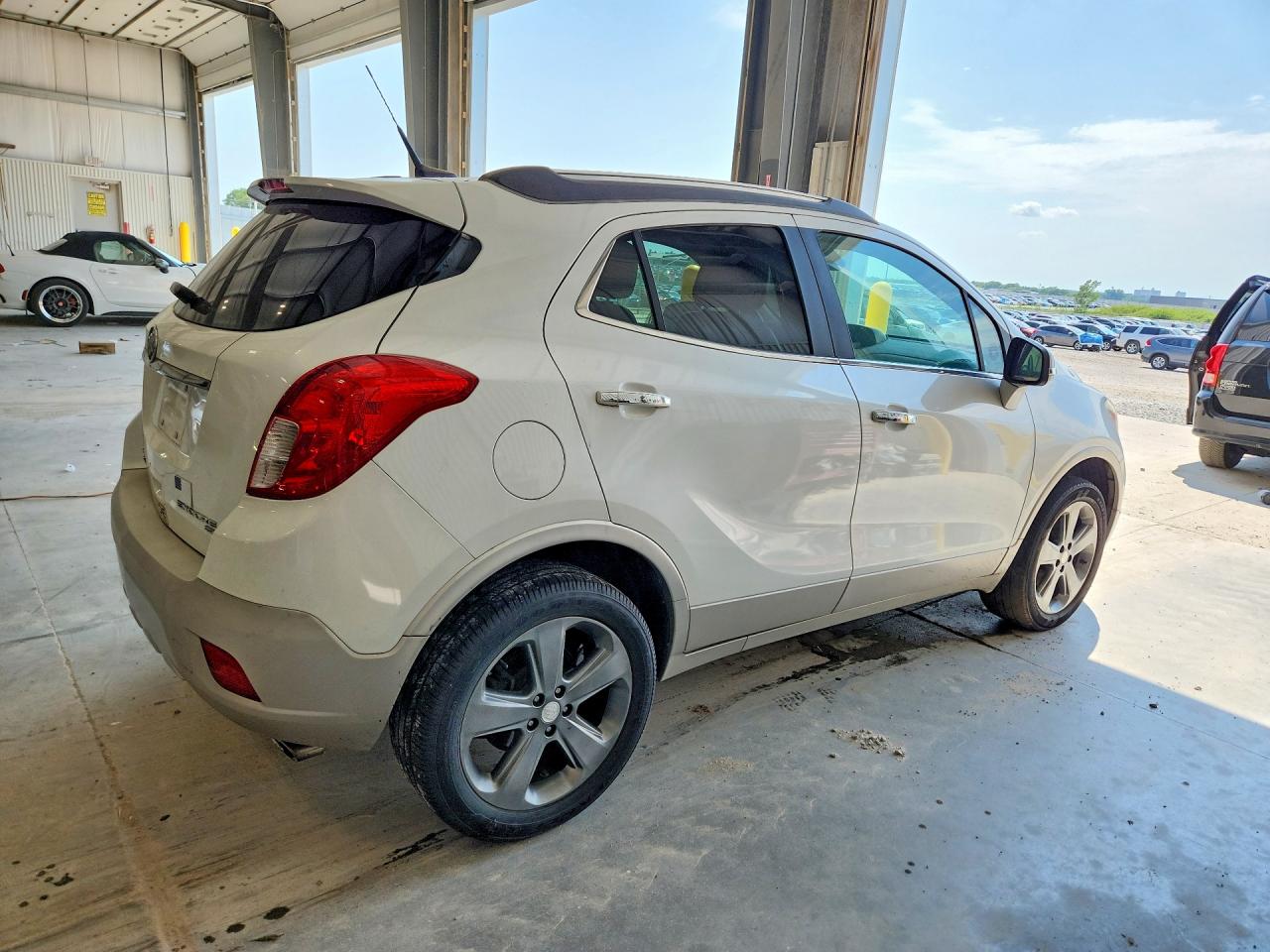 2014 Buick Encore White vin: KL4CJGSB0EB745628