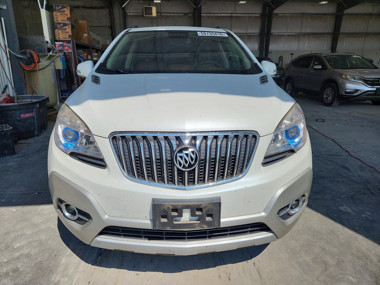 2014 Buick Encore White vin: KL4CJGSB0EB745628