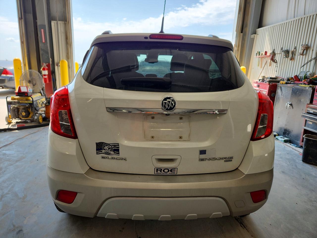 2014 Buick Encore White vin: KL4CJGSB0EB745628