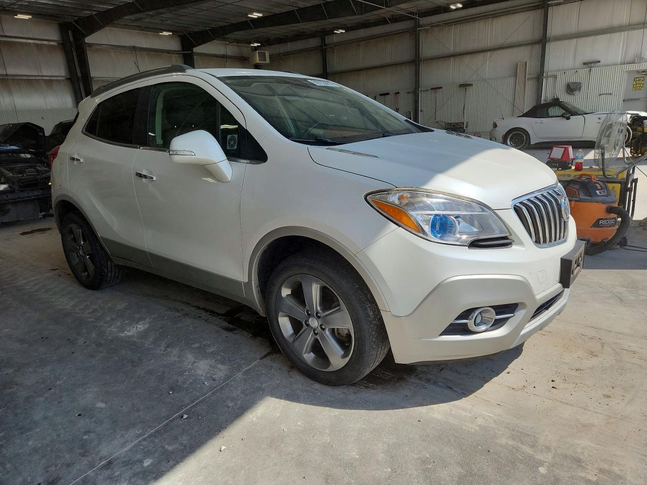 2014 Buick Encore White vin: KL4CJGSB0EB745628