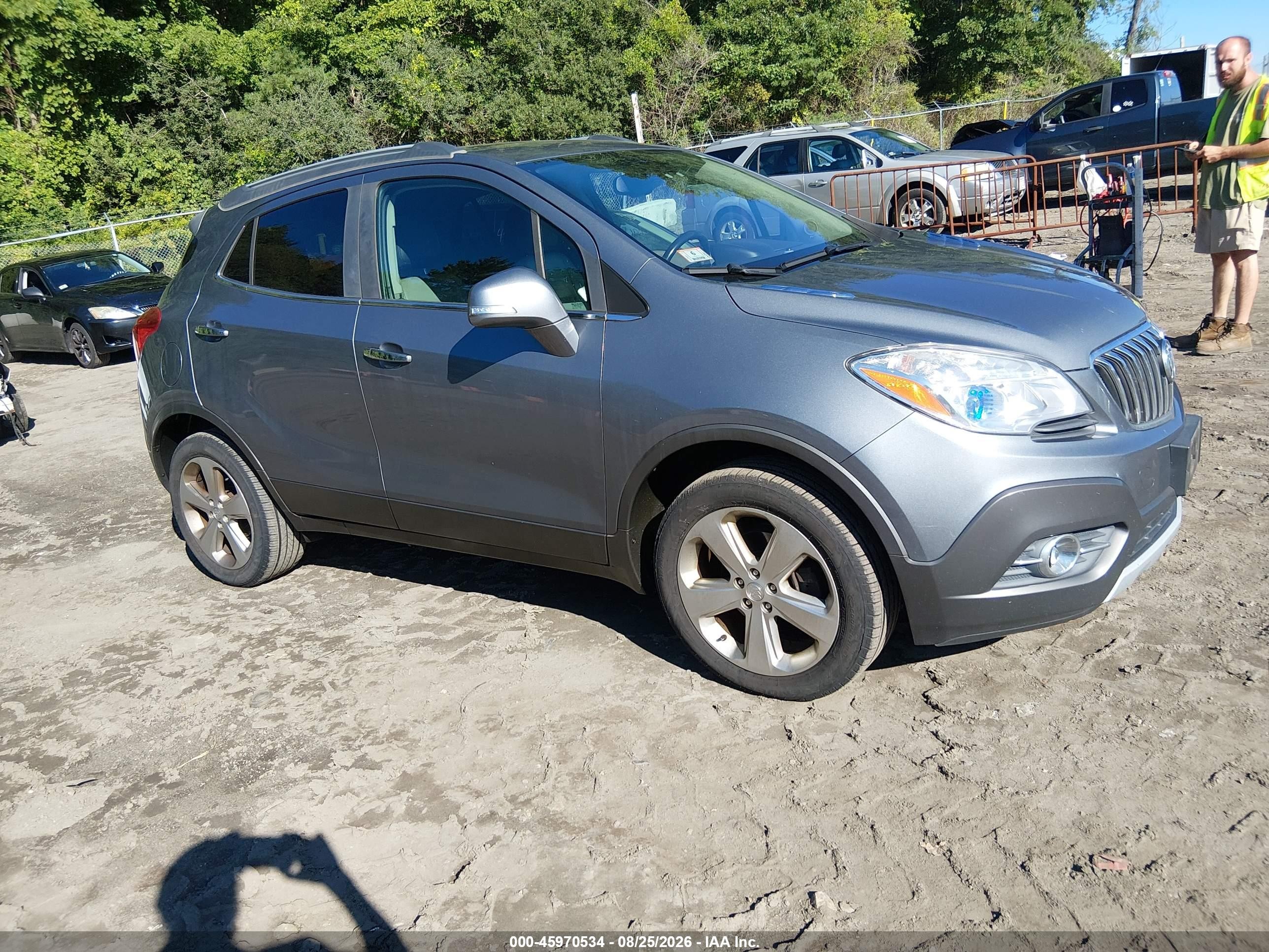 2015 Buick Encore Leather Gray vin: KL4CJGSB0FB146441