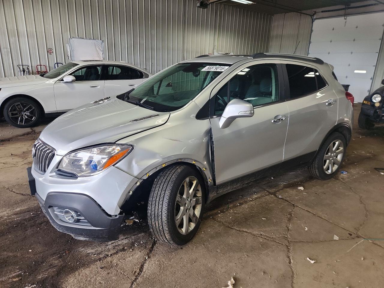 2015 Buick Encore Silver vin: KL4CJGSB0FB178709