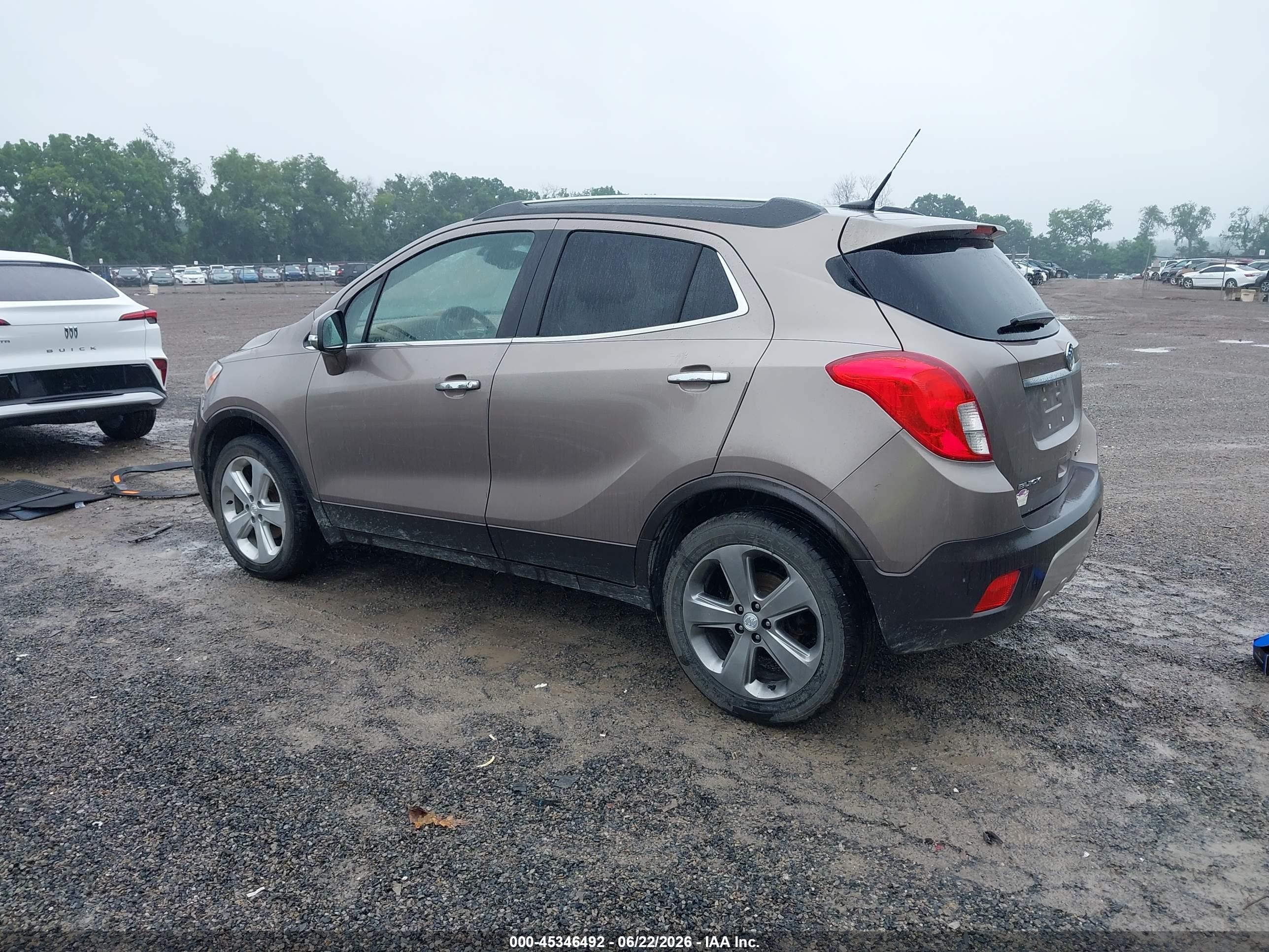 2014 Buick Encore Leather Brown vin: KL4CJGSB1EB785958