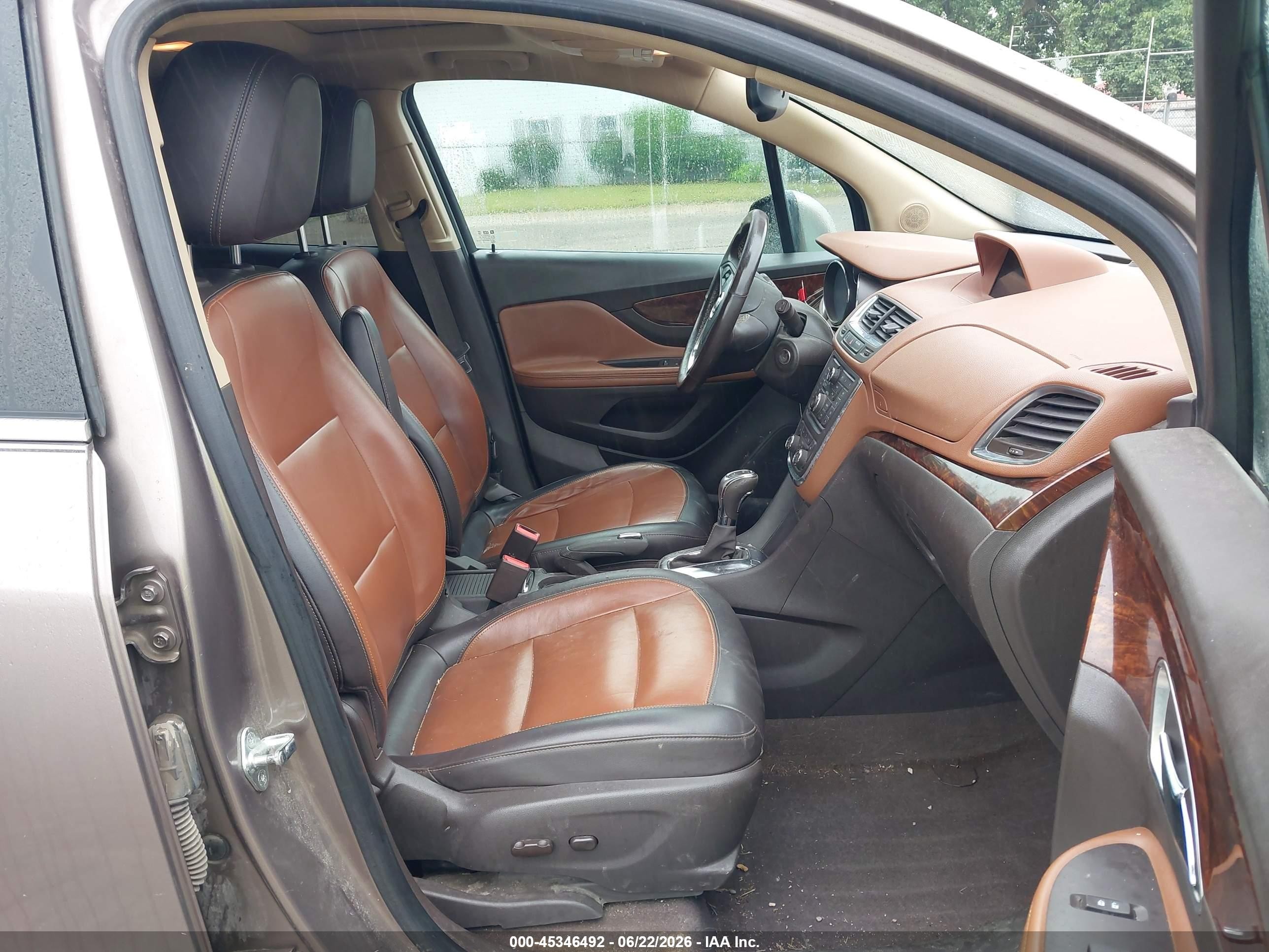 2014 Buick Encore Leather Brown vin: KL4CJGSB1EB785958