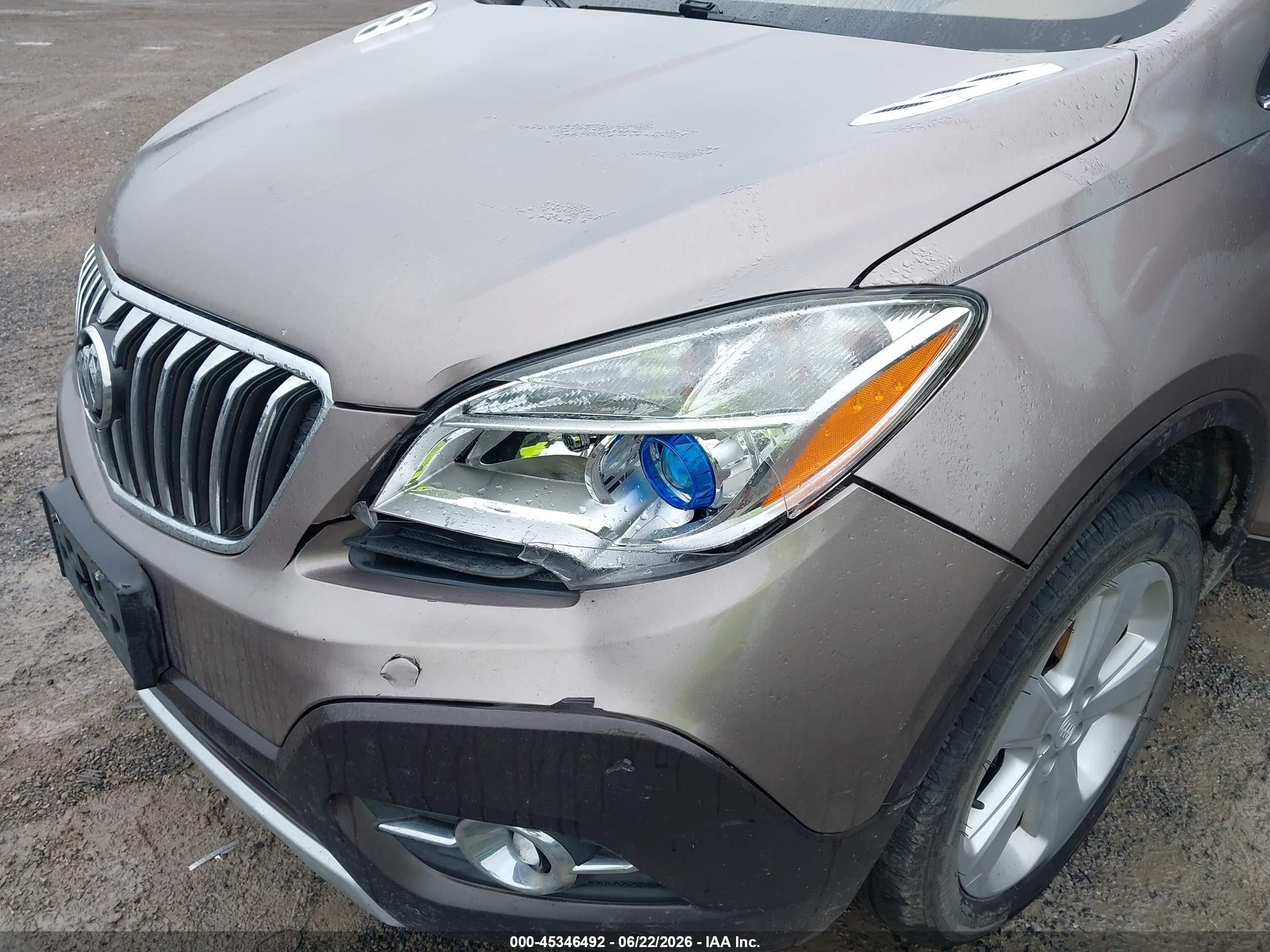 2014 Buick Encore Leather Brown vin: KL4CJGSB1EB785958