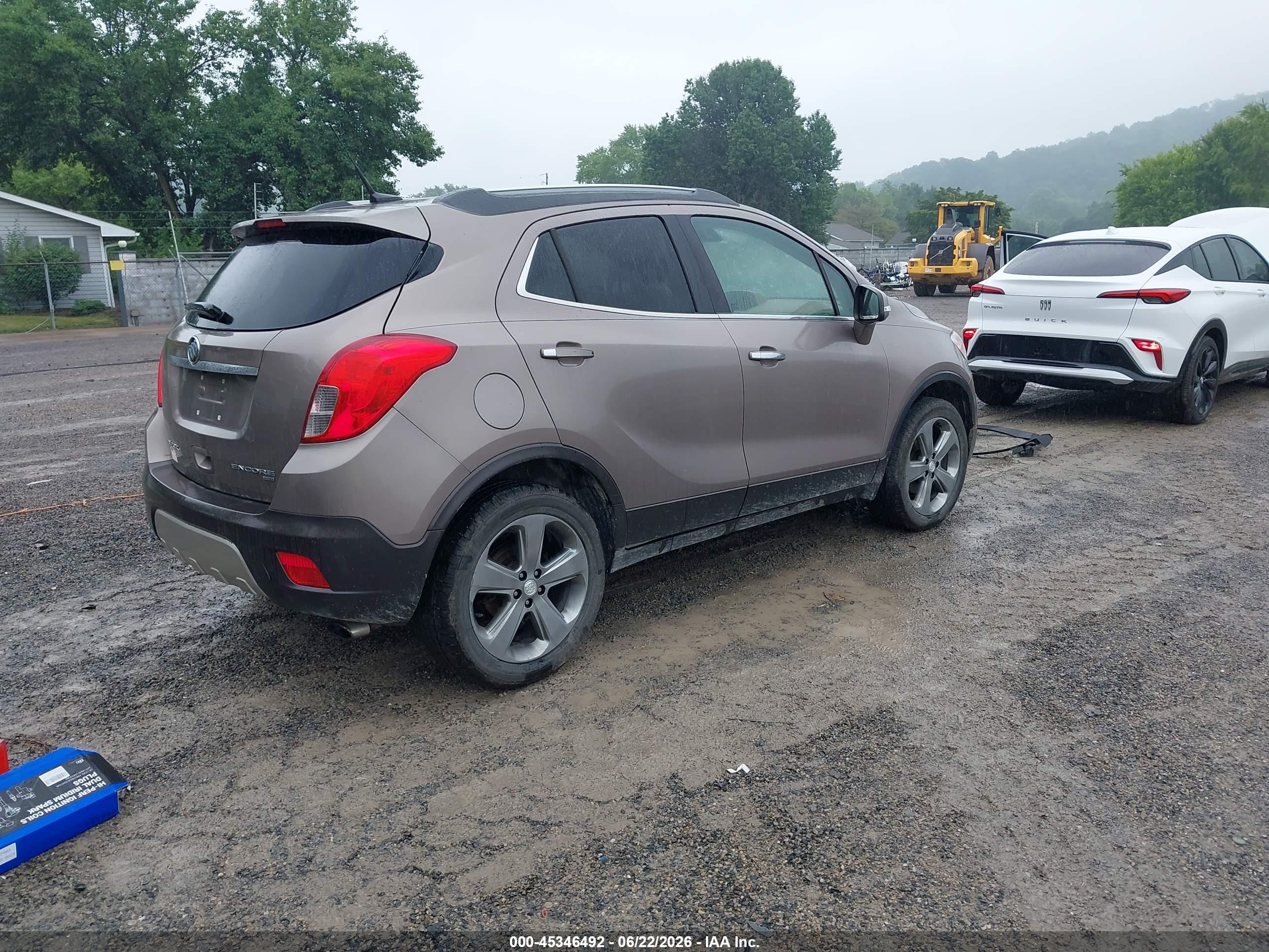 2014 Buick Encore Leather Brown vin: KL4CJGSB1EB785958