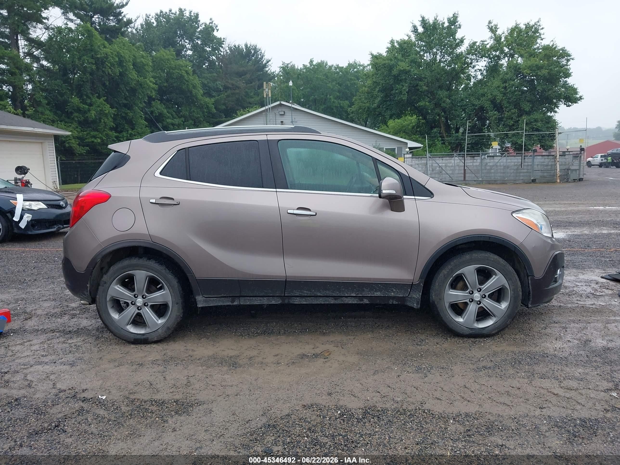 2014 Buick Encore Leather Brown vin: KL4CJGSB1EB785958