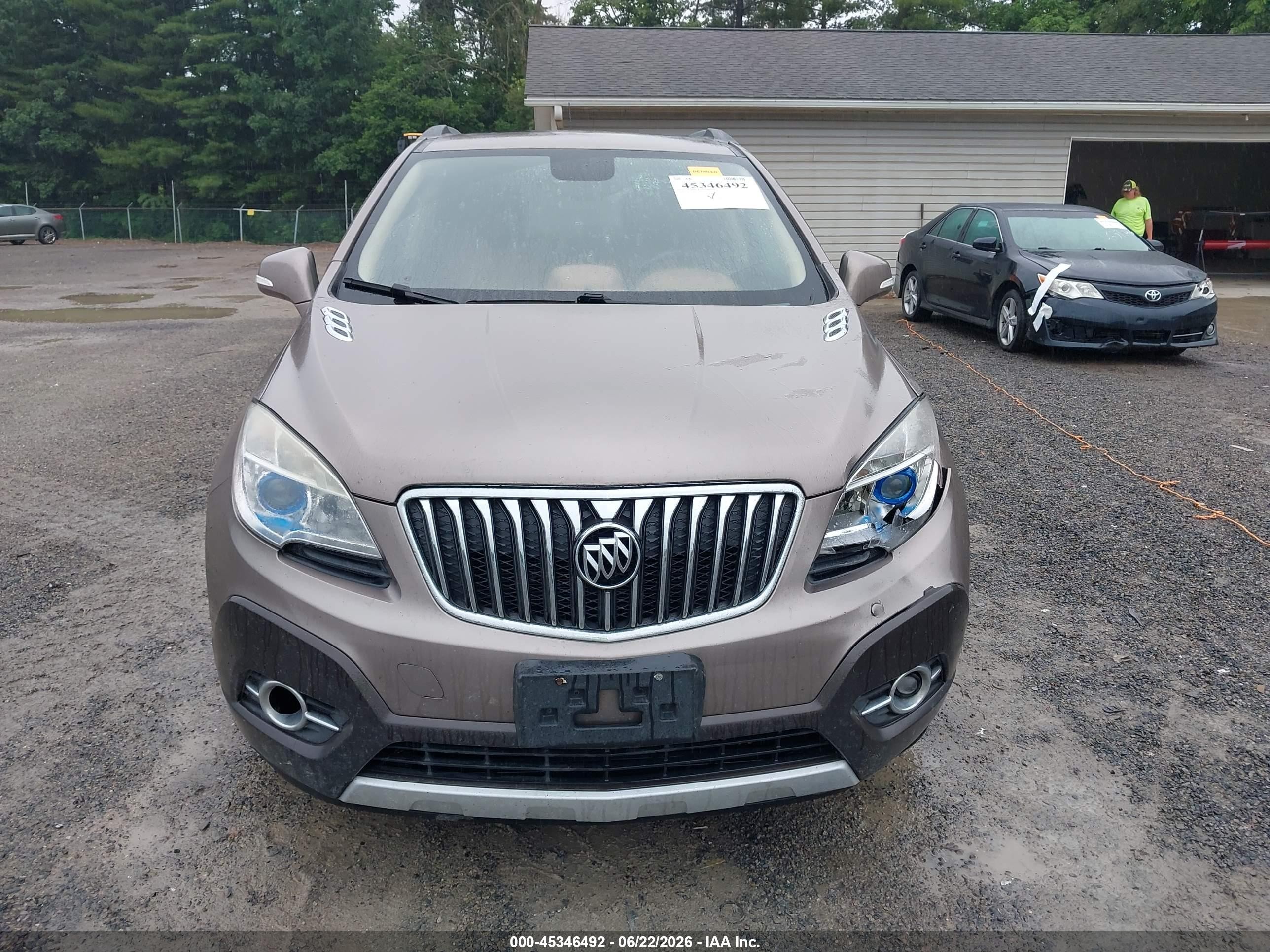 2014 Buick Encore Leather Brown vin: KL4CJGSB1EB785958