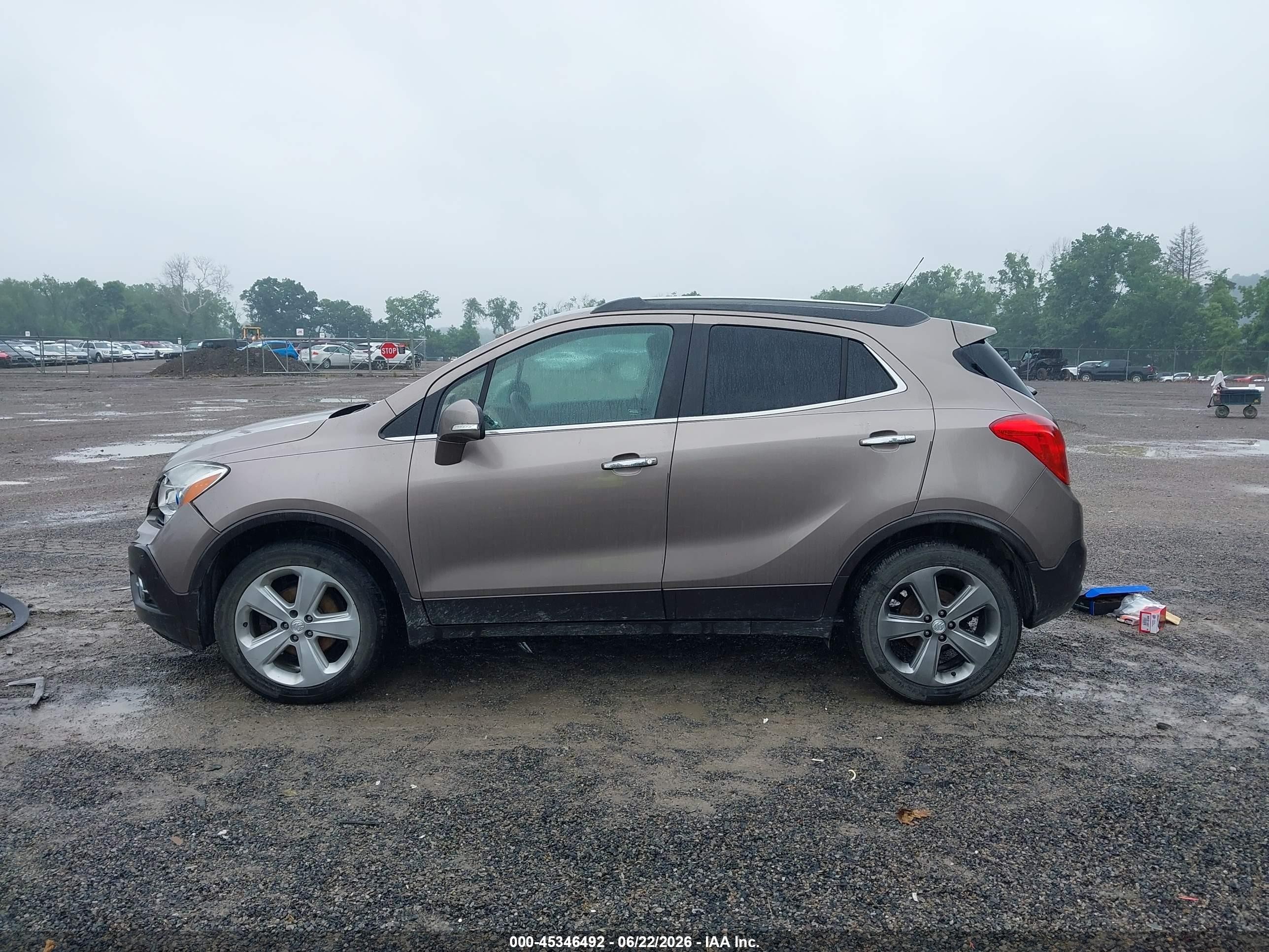 2014 Buick Encore Leather Brown vin: KL4CJGSB1EB785958