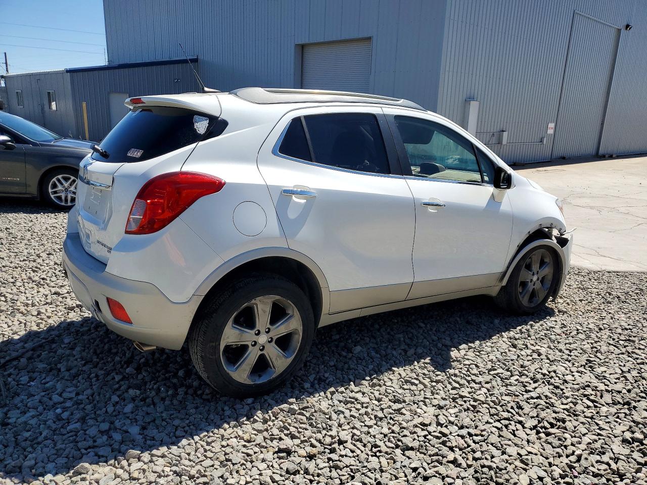 2013 Buick Encore White vin: KL4CJGSB2DB112109