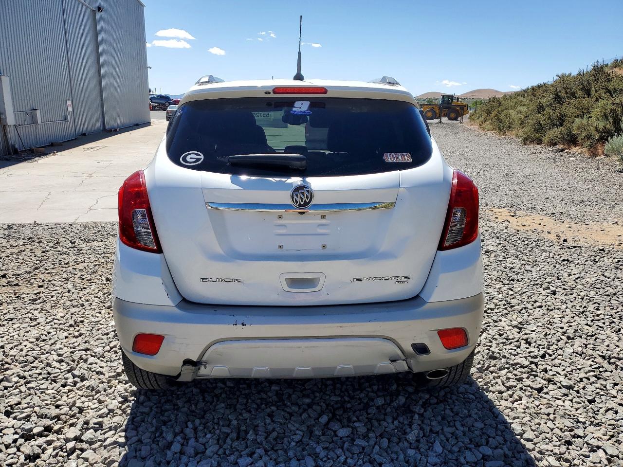 2013 Buick Encore White vin: KL4CJGSB2DB112109