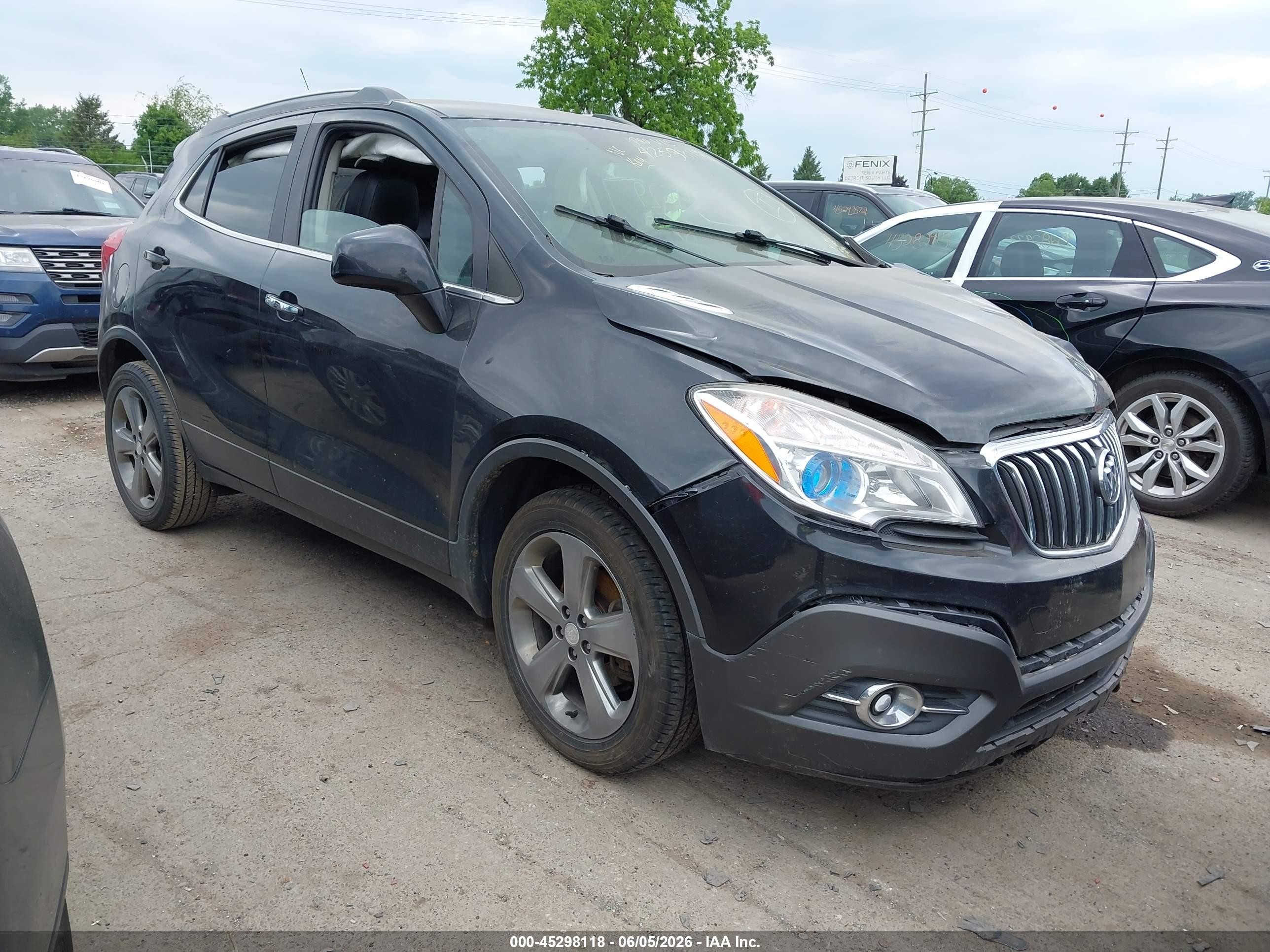 2013 Buick Encore Leather Черный vin: KL4CJGSB2DB180829