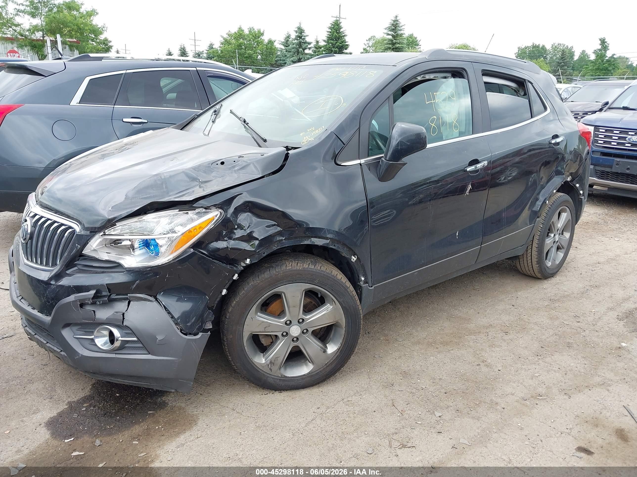 2013 Buick Encore Leather Black vin: KL4CJGSB2DB180829