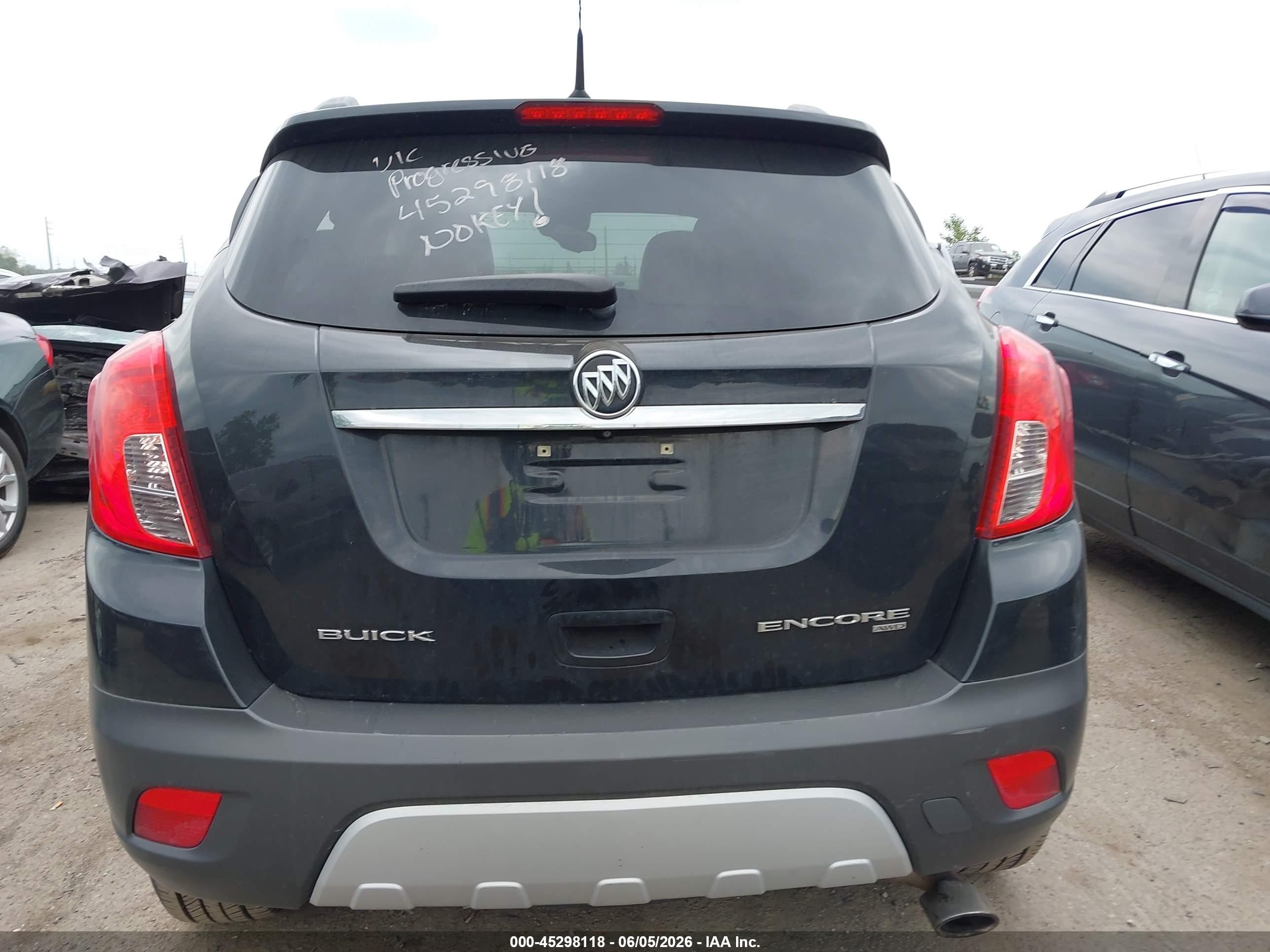 2013 Buick Encore Leather Black vin: KL4CJGSB2DB180829
