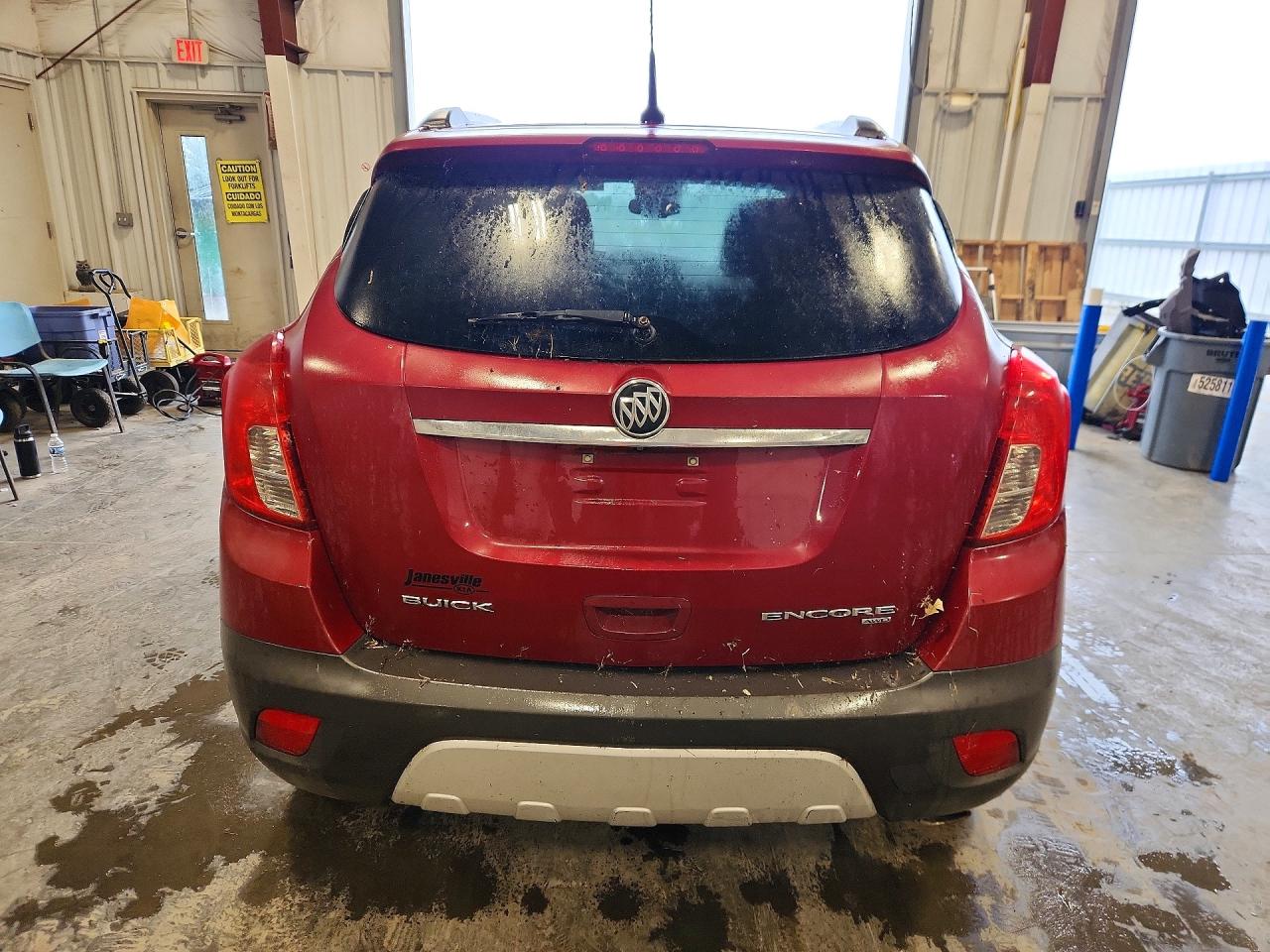 2014 Buick Encore Burgundy vin: KL4CJGSB2EB611364