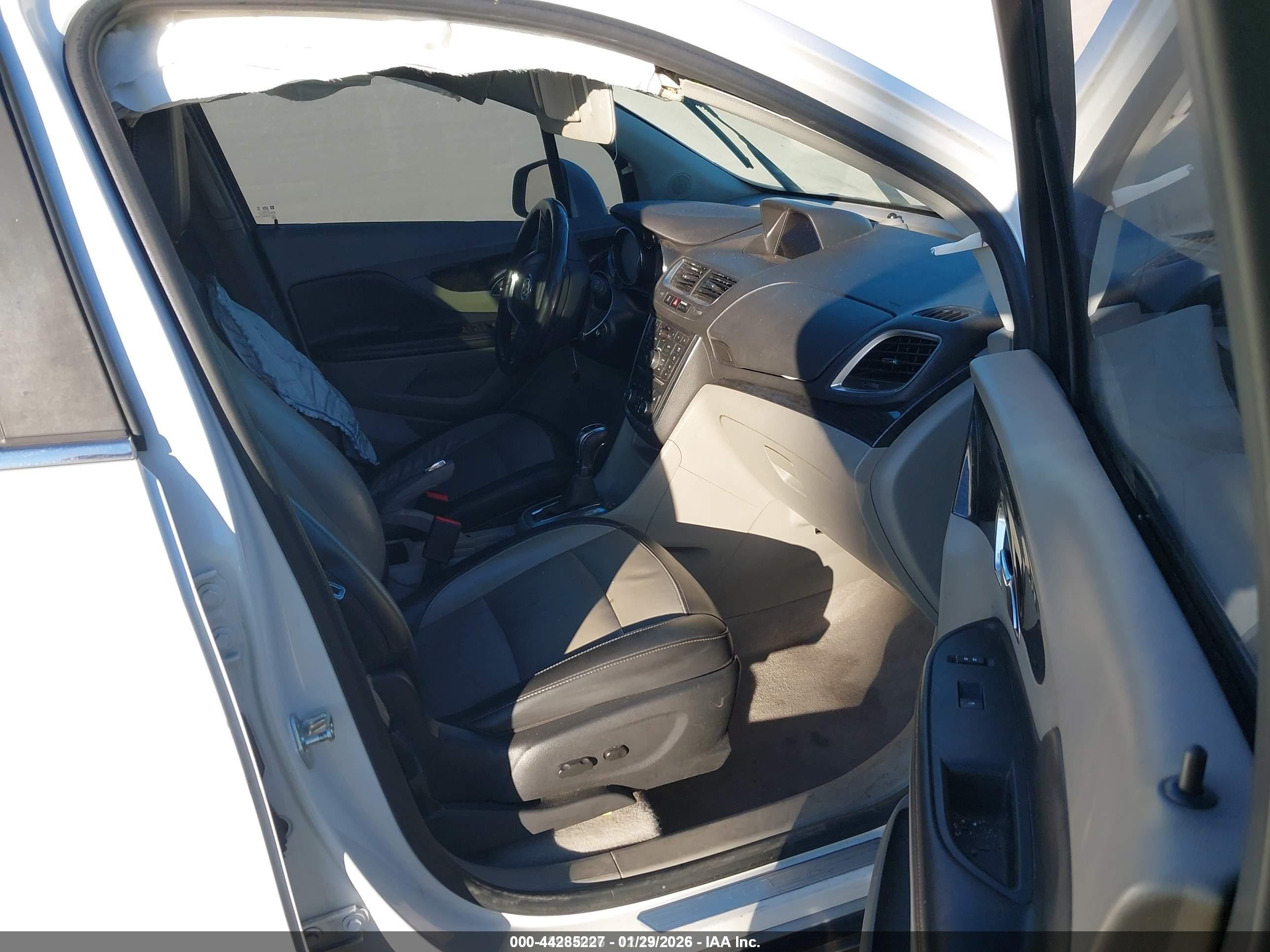 2015 Buick Encore Leather White vin: KL4CJGSB3FB129388