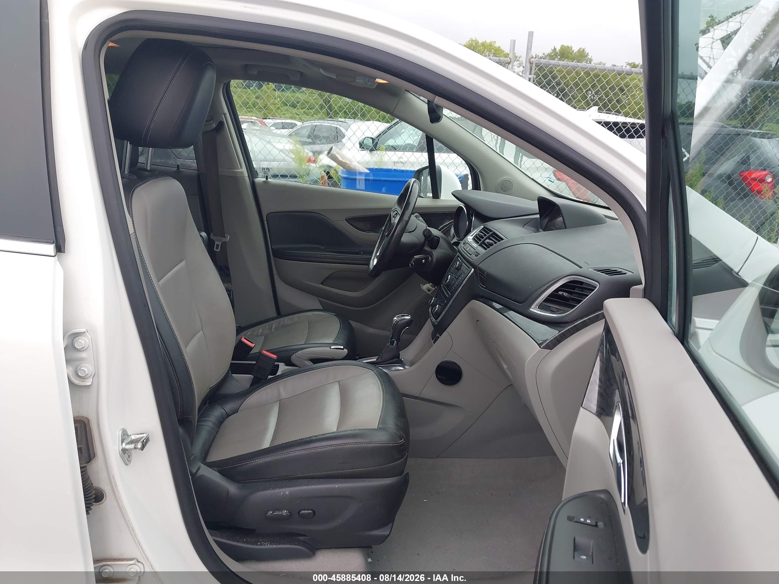 2014 Buick Encore Leather White vin: KL4CJGSB4EB780480