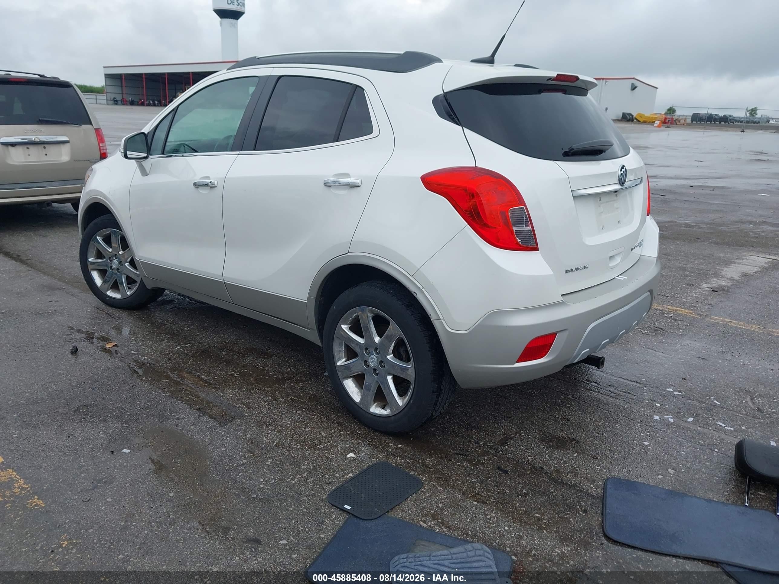 2014 Buick Encore Leather White vin: KL4CJGSB4EB780480