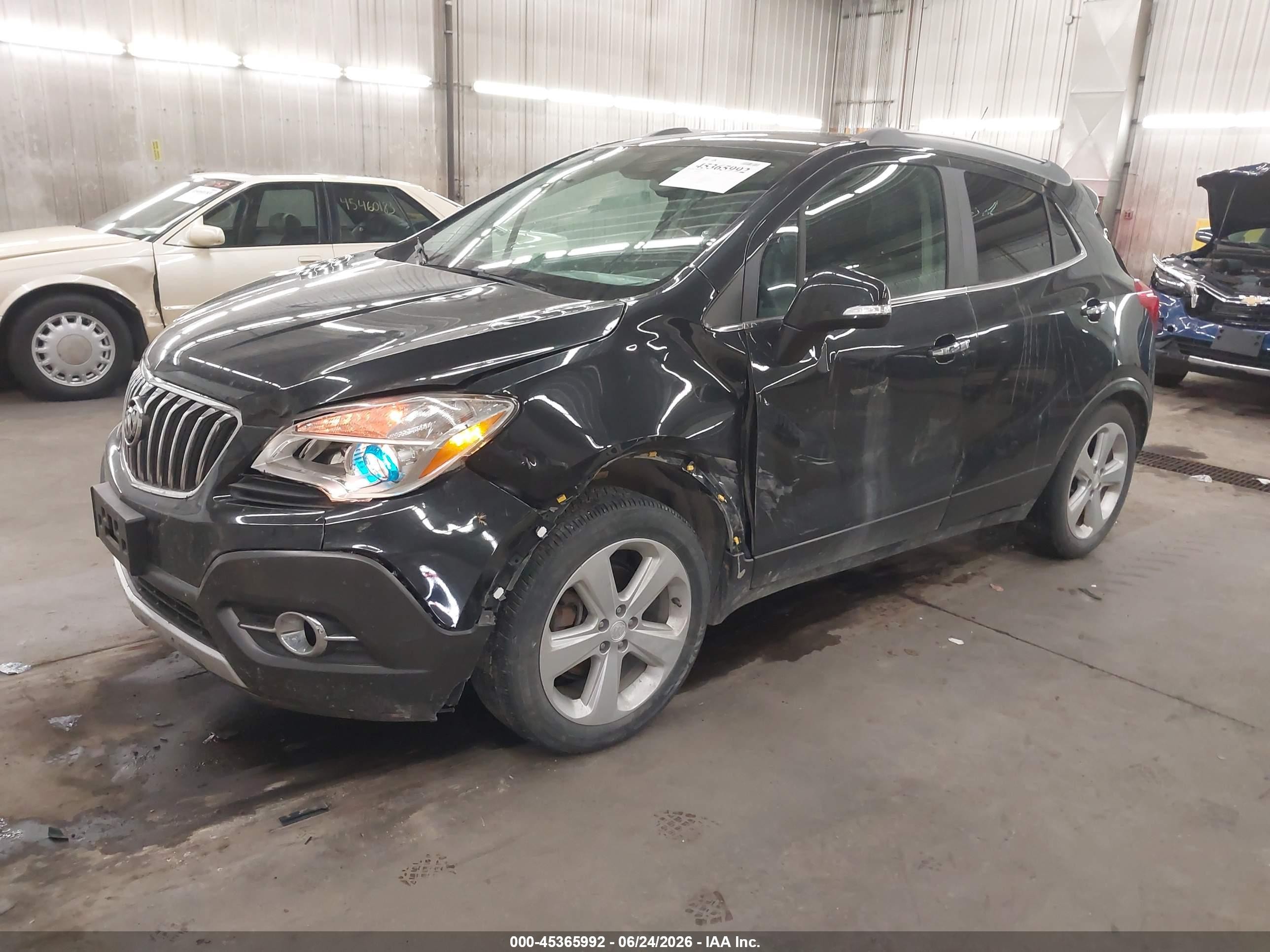 2015 Buick Encore Leather Black vin: KL4CJGSB4FB052546