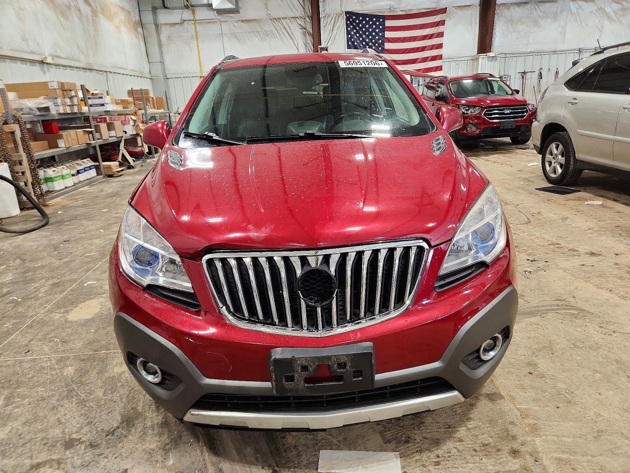 2013 Buick Encore Red vin: KL4CJGSB5DB111536
