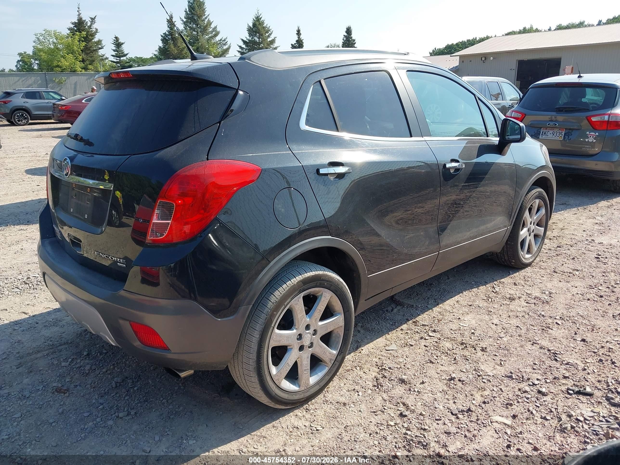 2013 Buick Encore Leather Black vin: KL4CJGSB5DB112072