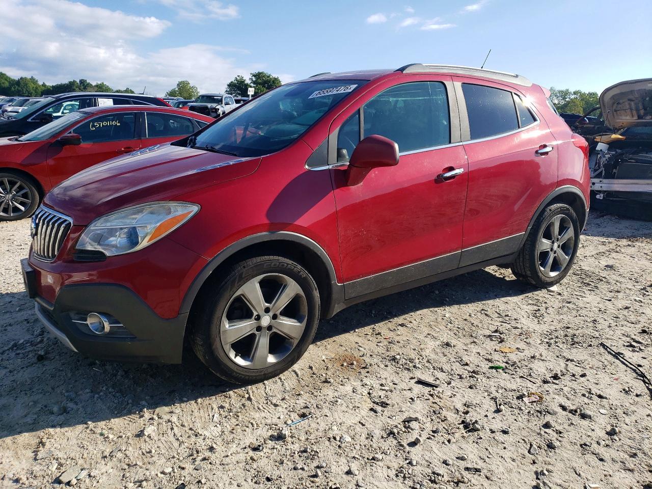 2013 Buick Encore Красный vin: KL4CJGSB5DB148148