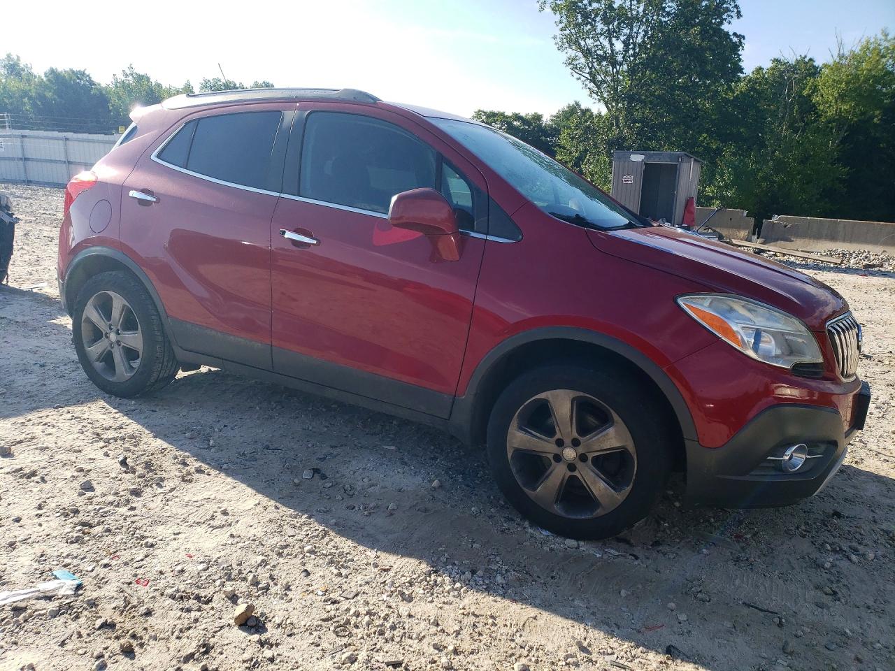 2013 Buick Encore Красный vin: KL4CJGSB5DB148148