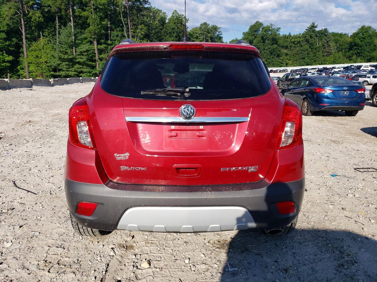 2013 Buick Encore Красный vin: KL4CJGSB5DB148148