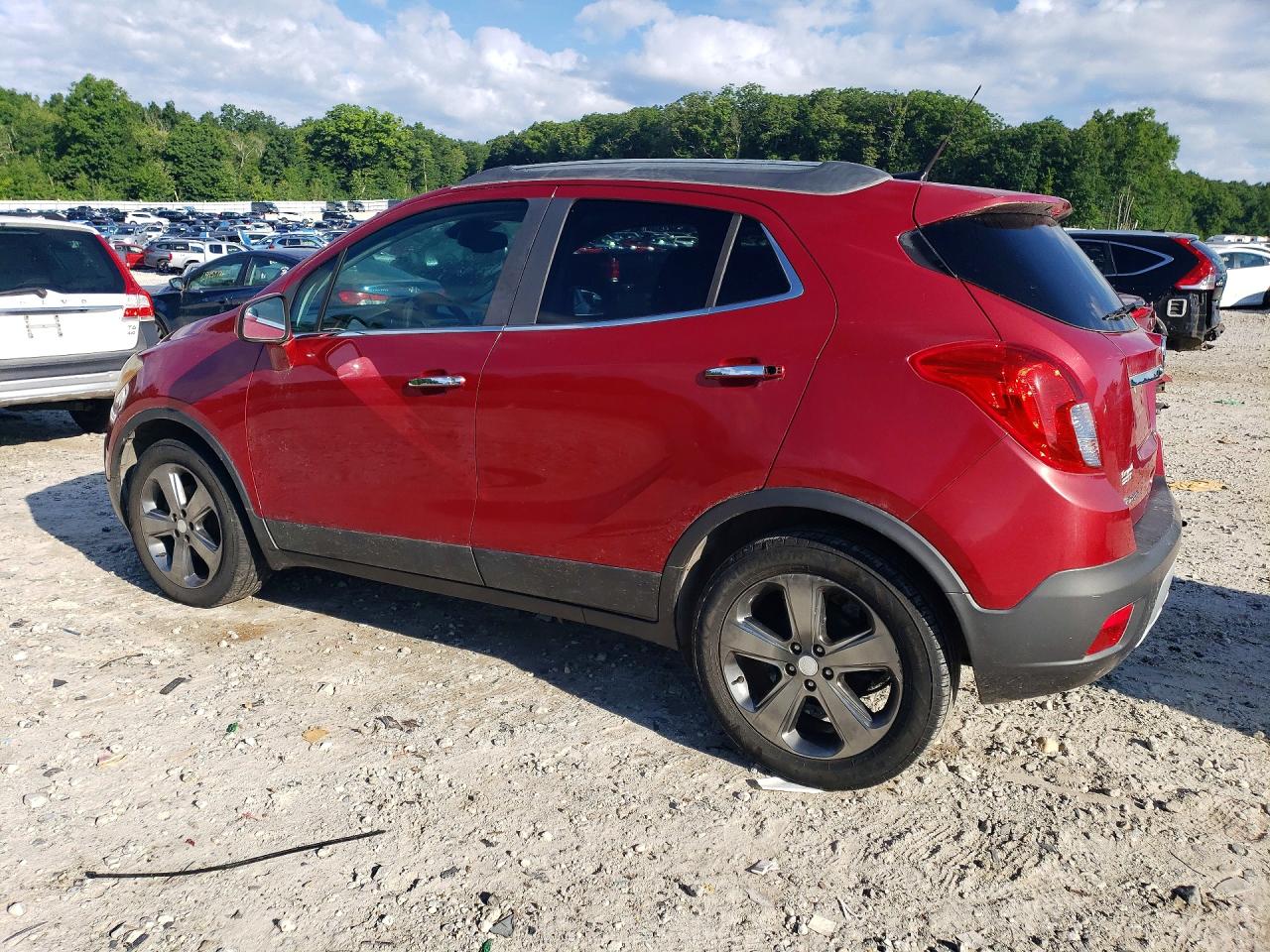 2013 Buick Encore Красный vin: KL4CJGSB5DB148148