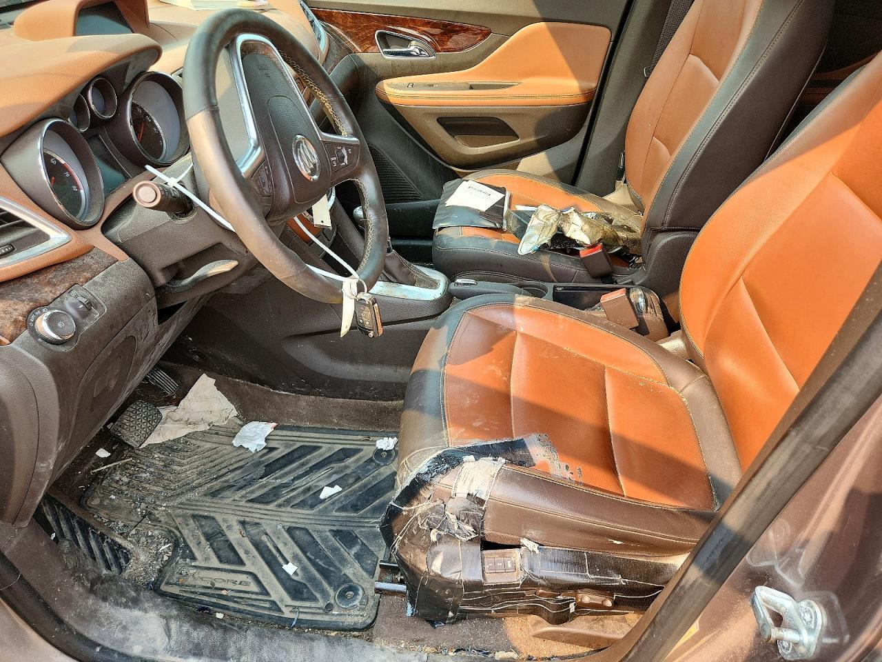 2014 Buick Encore Серый vin: KL4CJGSB5EB604313
