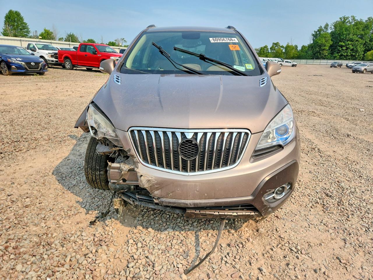 2014 Buick Encore Серый vin: KL4CJGSB5EB604313