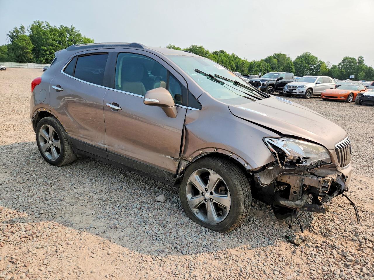 2014 Buick Encore Серый vin: KL4CJGSB5EB604313