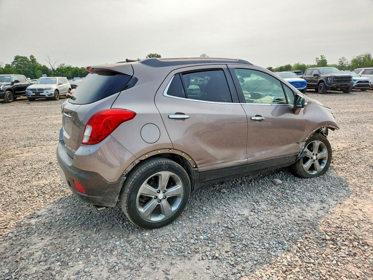2014 Buick Encore Серый vin: KL4CJGSB5EB604313