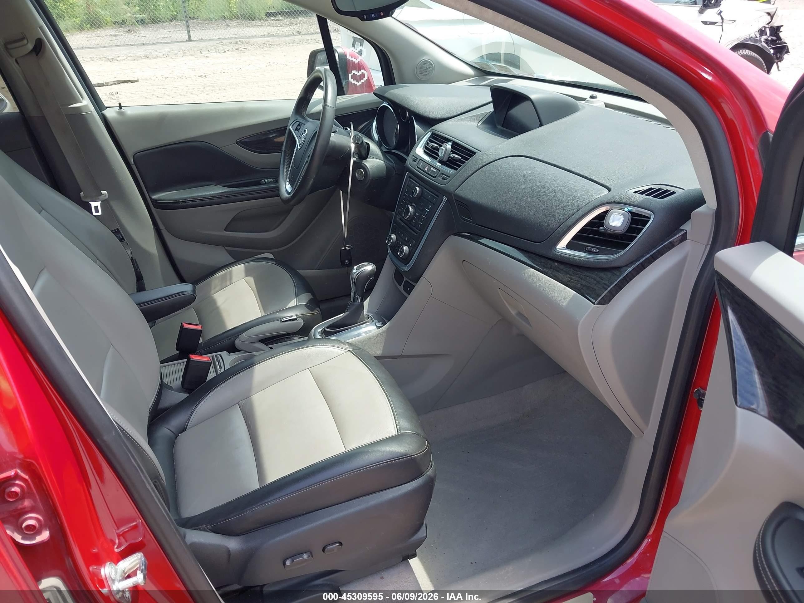 2014 Buick Encore Leather Red vin: KL4CJGSB5EB693509