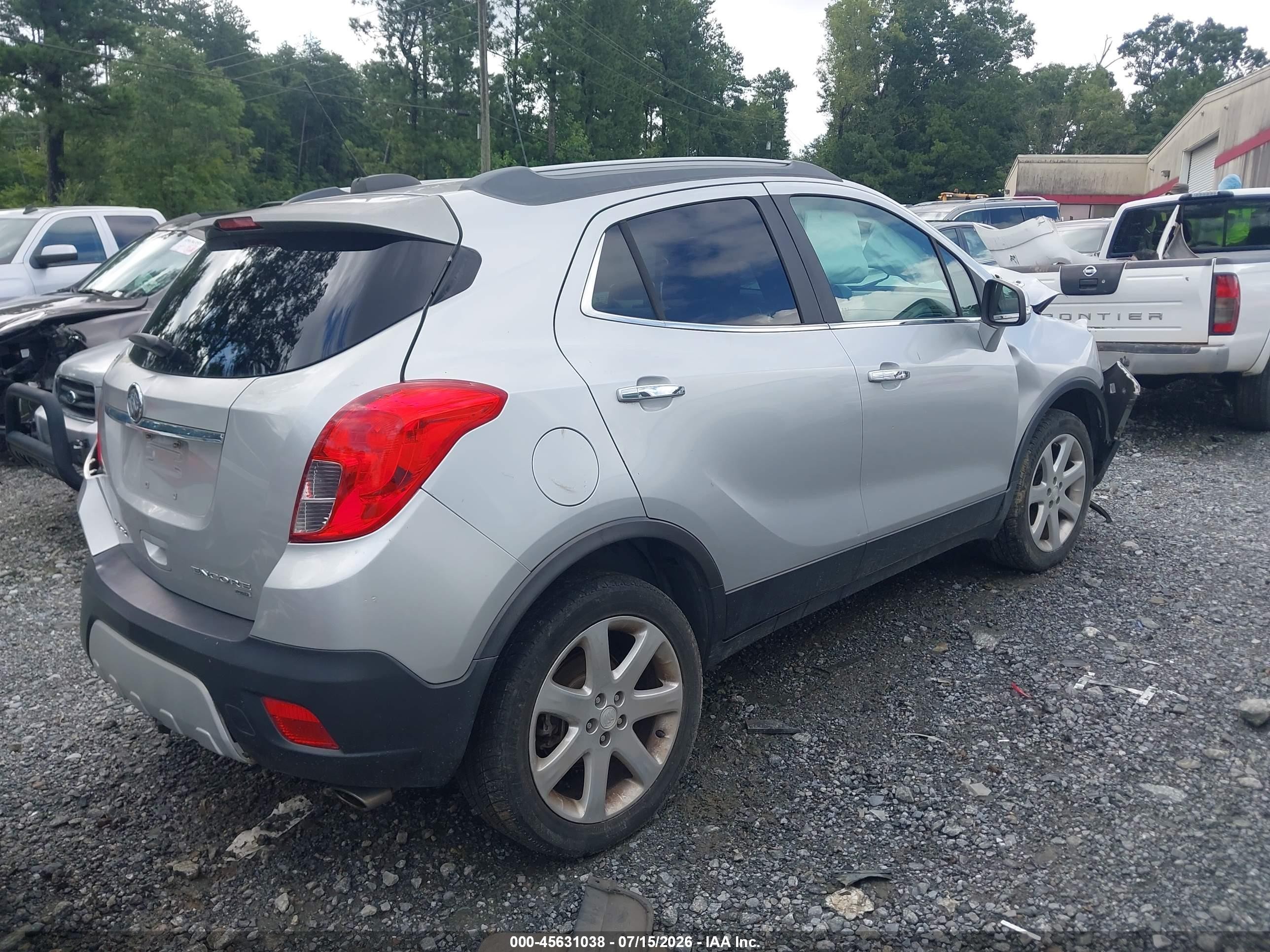 2015 Buick Encore Leather Gray vin: KL4CJGSB5FB151909