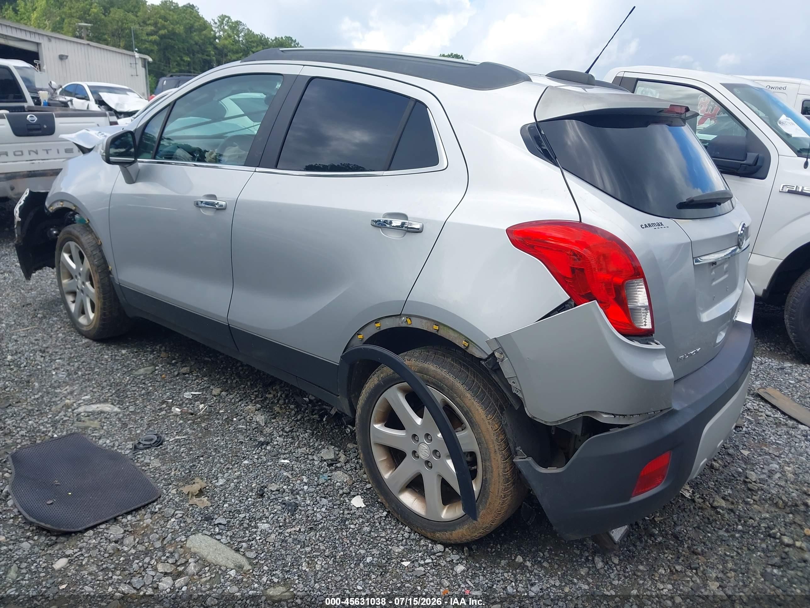2015 Buick Encore Leather Gray vin: KL4CJGSB5FB151909