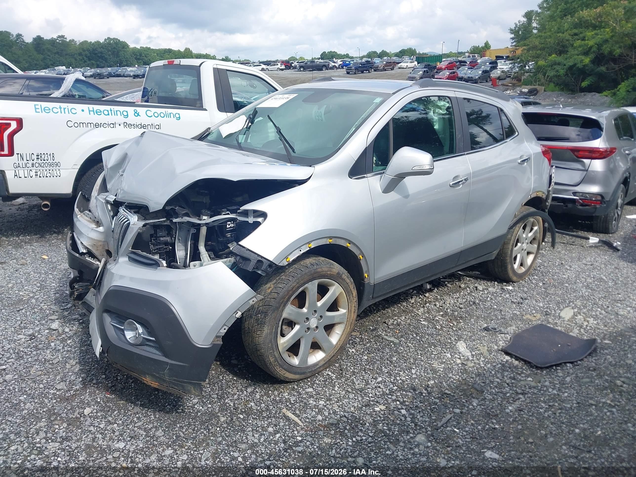 2015 Buick Encore Leather Gray vin: KL4CJGSB5FB151909