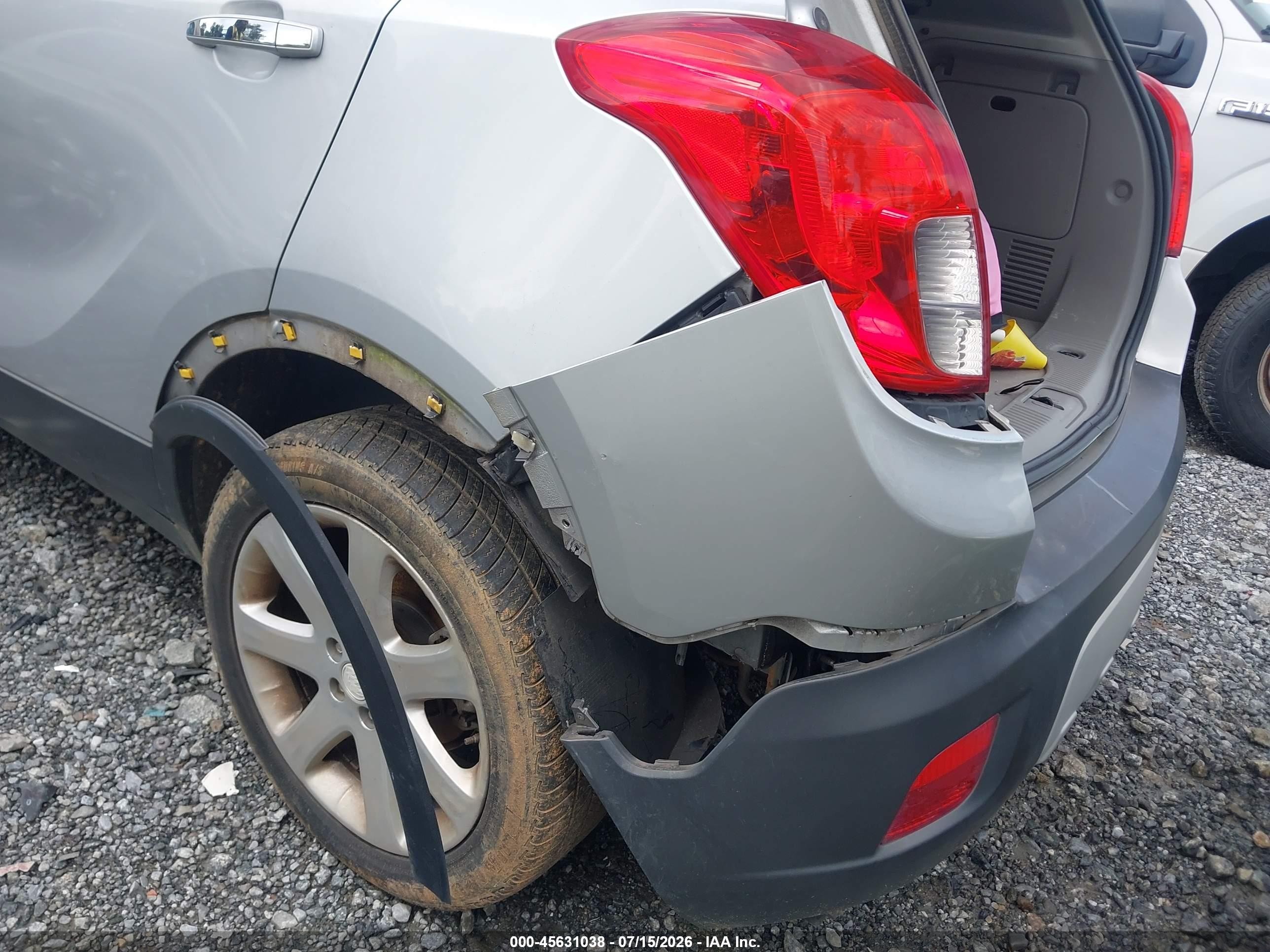 2015 Buick Encore Leather Gray vin: KL4CJGSB5FB151909