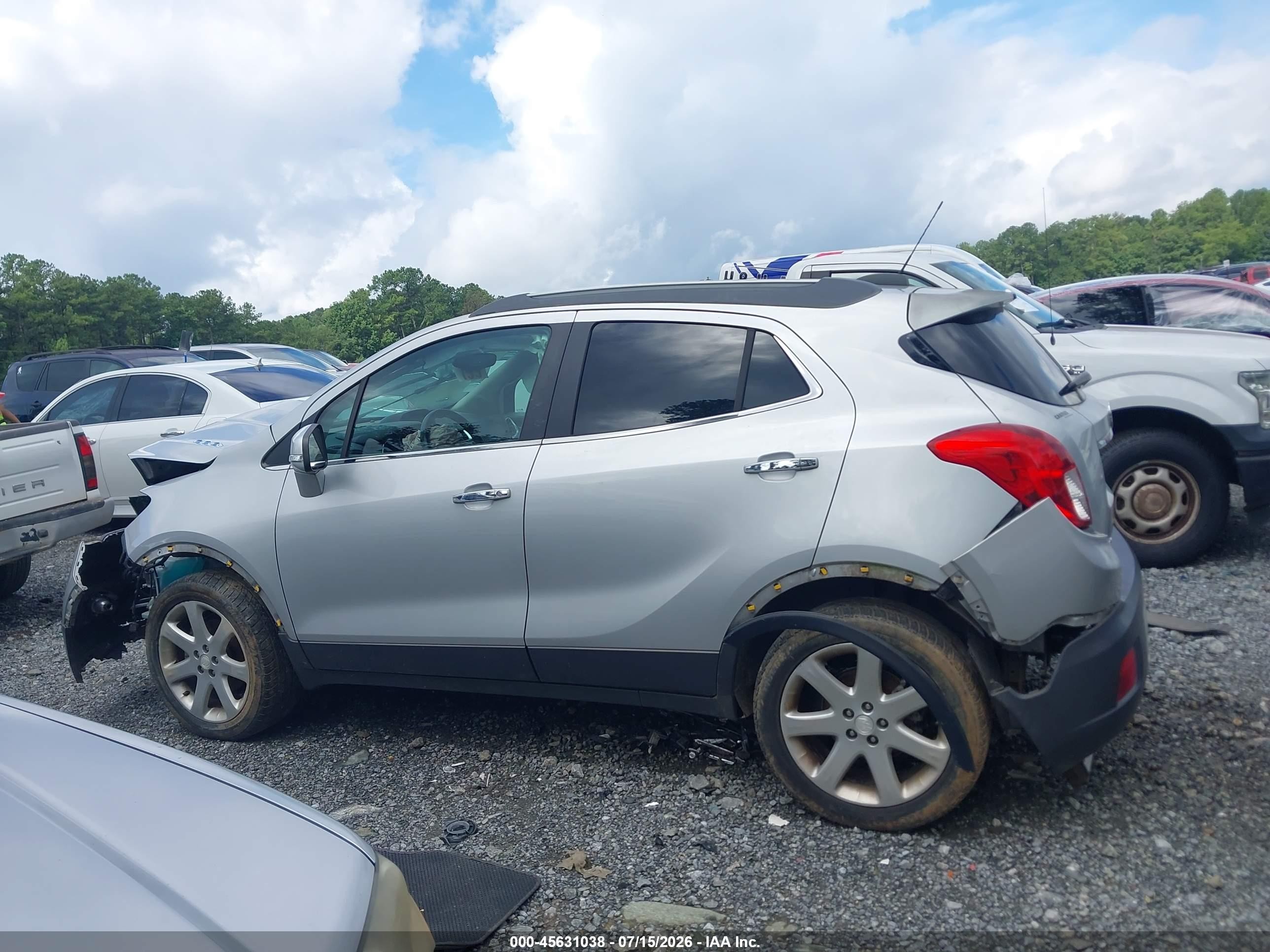 2015 Buick Encore Leather Gray vin: KL4CJGSB5FB151909