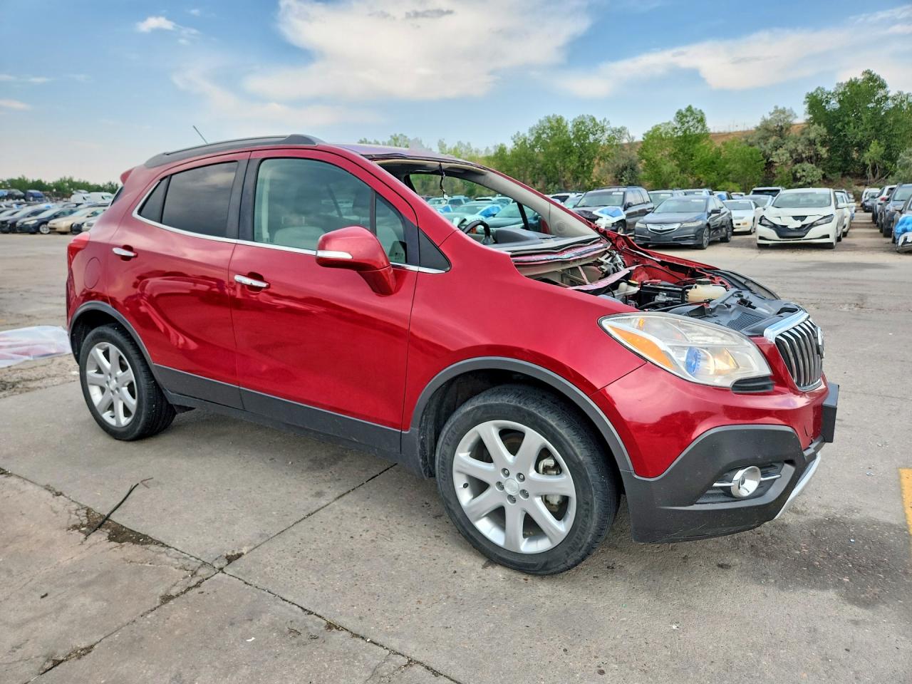 2015 Buick Encore Красный vin: KL4CJGSB5FB265151