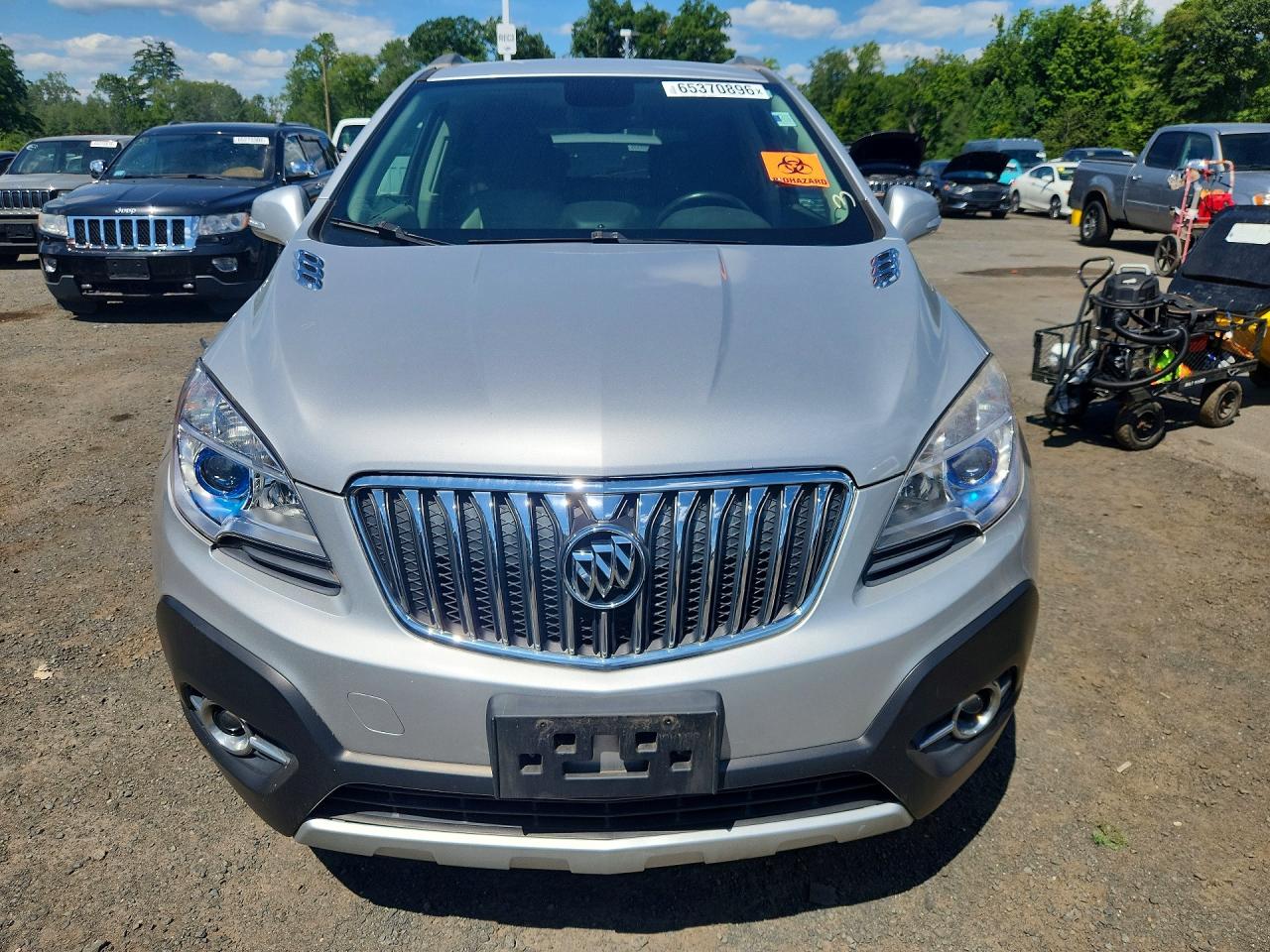 2015 Buick Encore Silver vin: KL4CJGSB5FB269376
