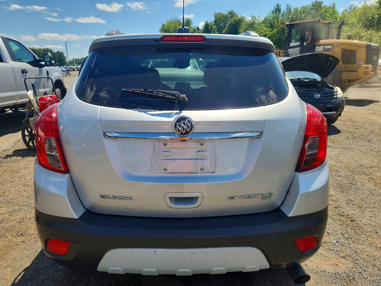 2015 Buick Encore Silver vin: KL4CJGSB5FB269376