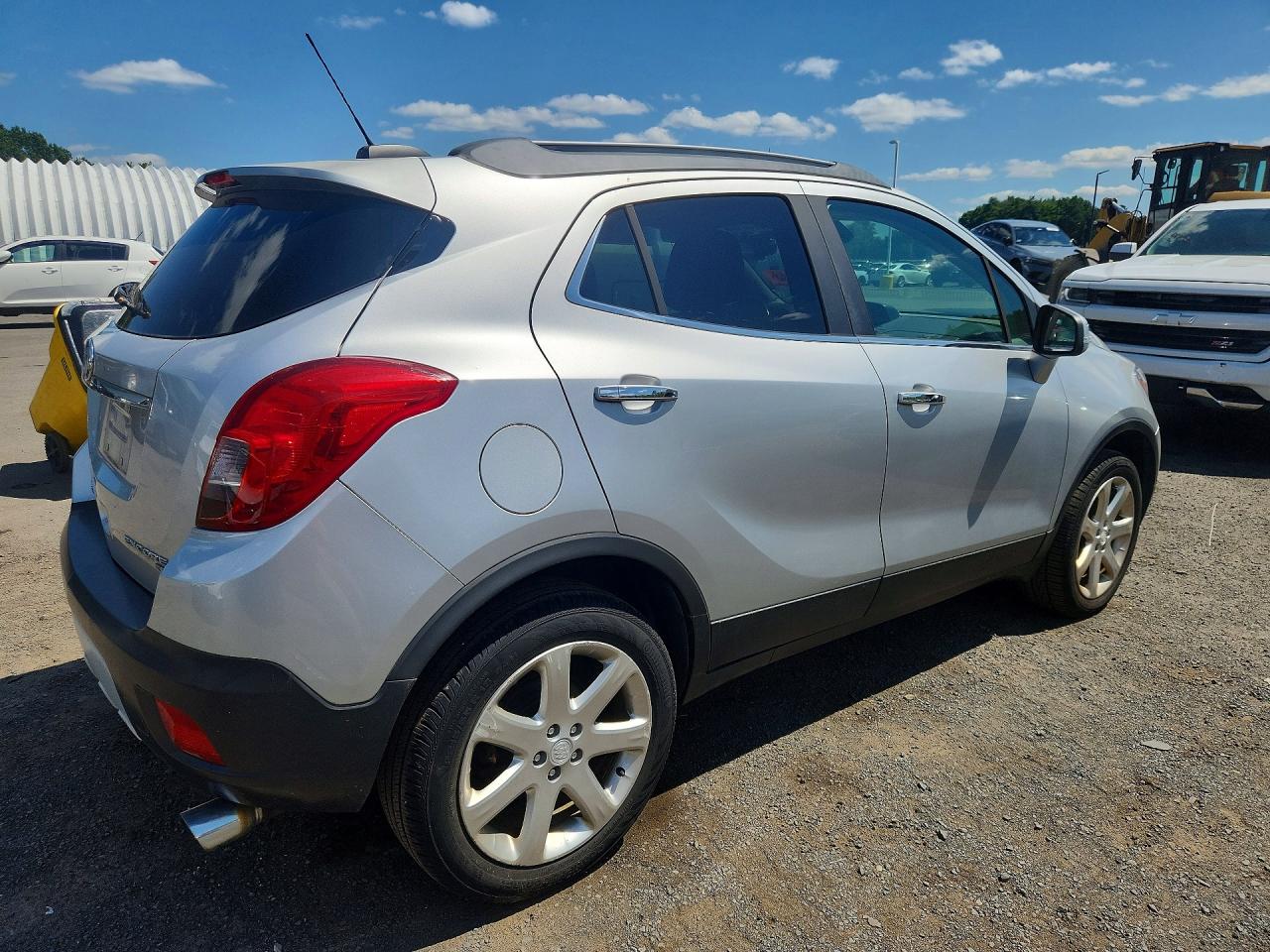 2015 Buick Encore Silver vin: KL4CJGSB5FB269376