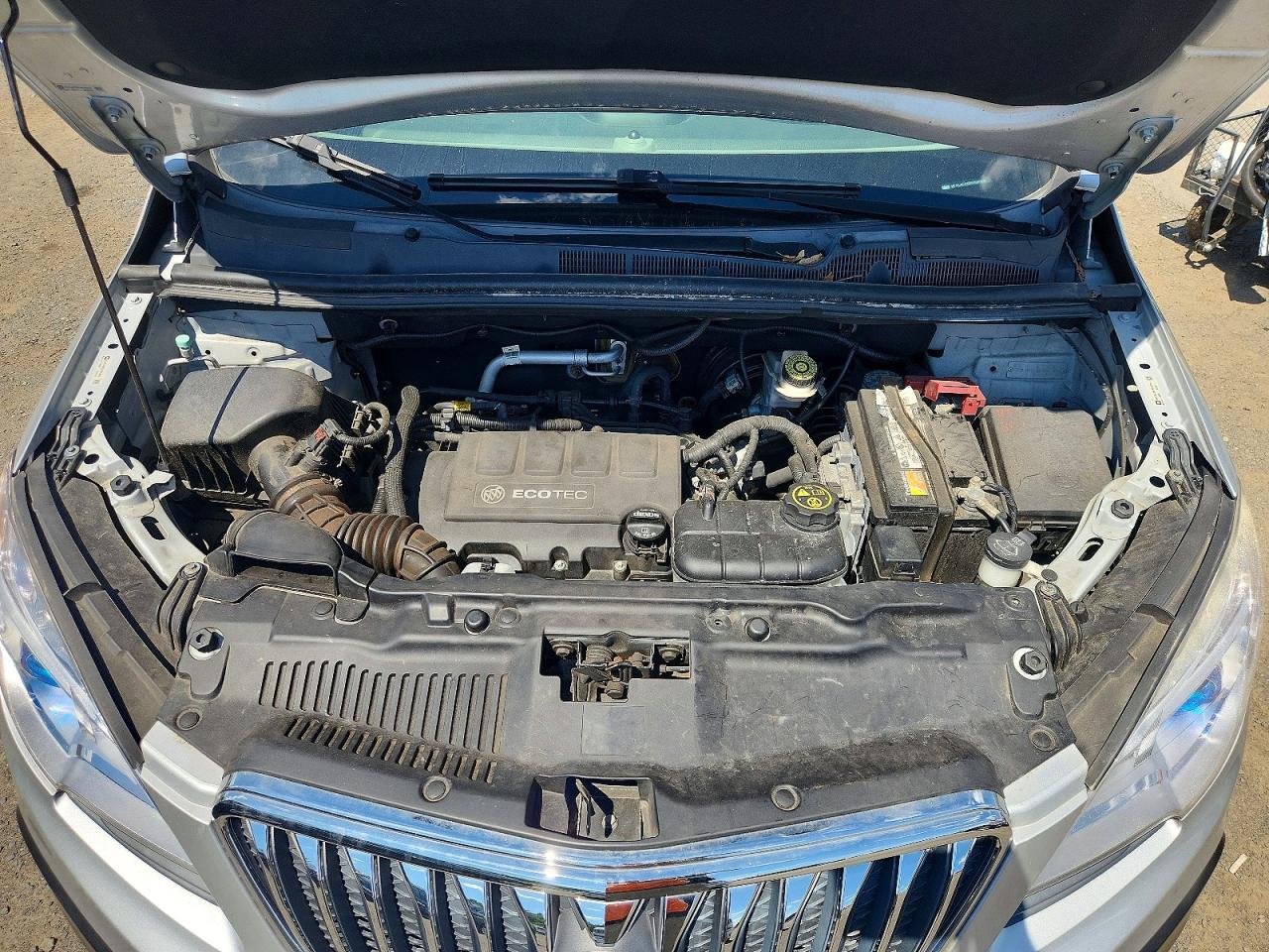 2015 Buick Encore Silver vin: KL4CJGSB5FB269376