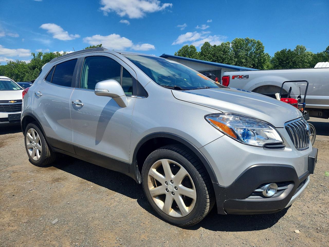 2015 Buick Encore Silver vin: KL4CJGSB5FB269376